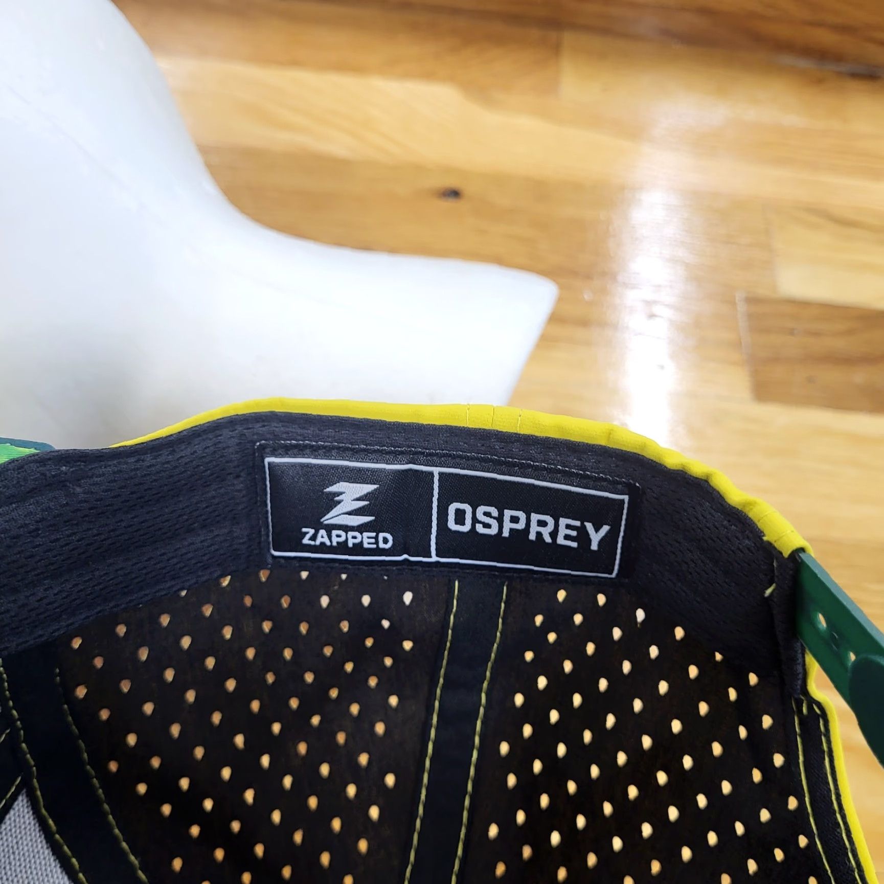 Osprey Zapped 5 Panel Cap Snapback Tour Inturn Osprey Yellow Green Thermal One Size Men's Hat Size ONE SIZE - 7 Thumbnail