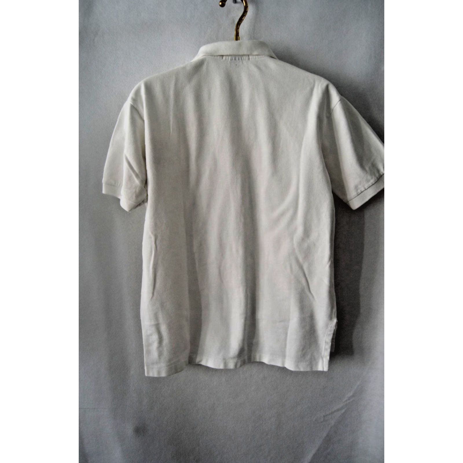 Polo Ralph Lauren Polo Ralph Lauren Polo Shirt Mens Large White Cotton Polo SS Short Sleeve Embroidered Logo Regular Fit Vintage: No Size US L / EU 52-54 / 3 - 2 Thumbnail
