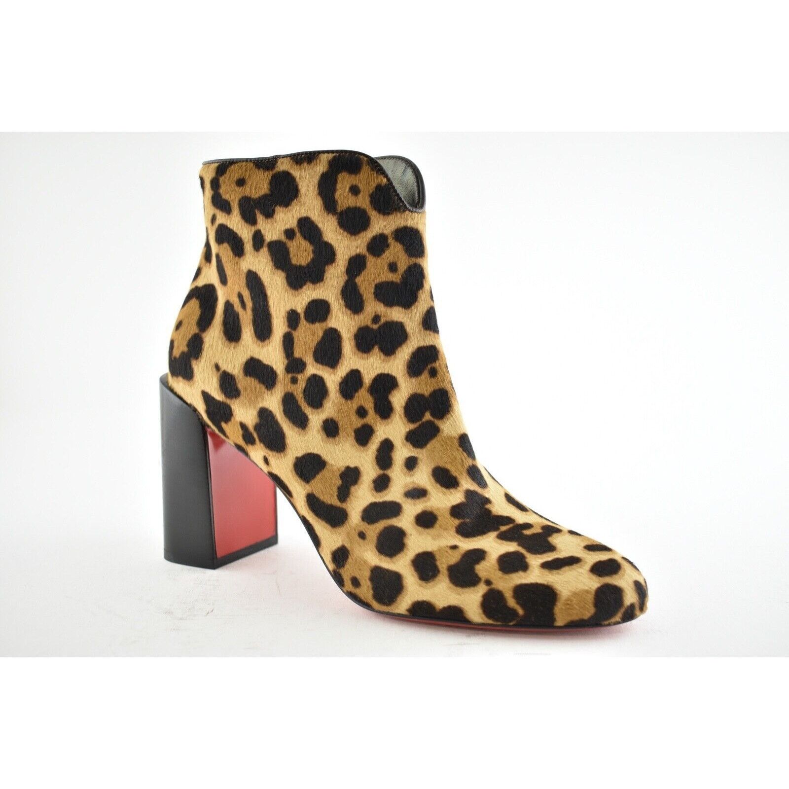 Christian Louboutin Christian Louboutin Castarika 85 Pony Leopard Black Ankle Size US 9.5 / IT 39.5 - 4 Thumbnail