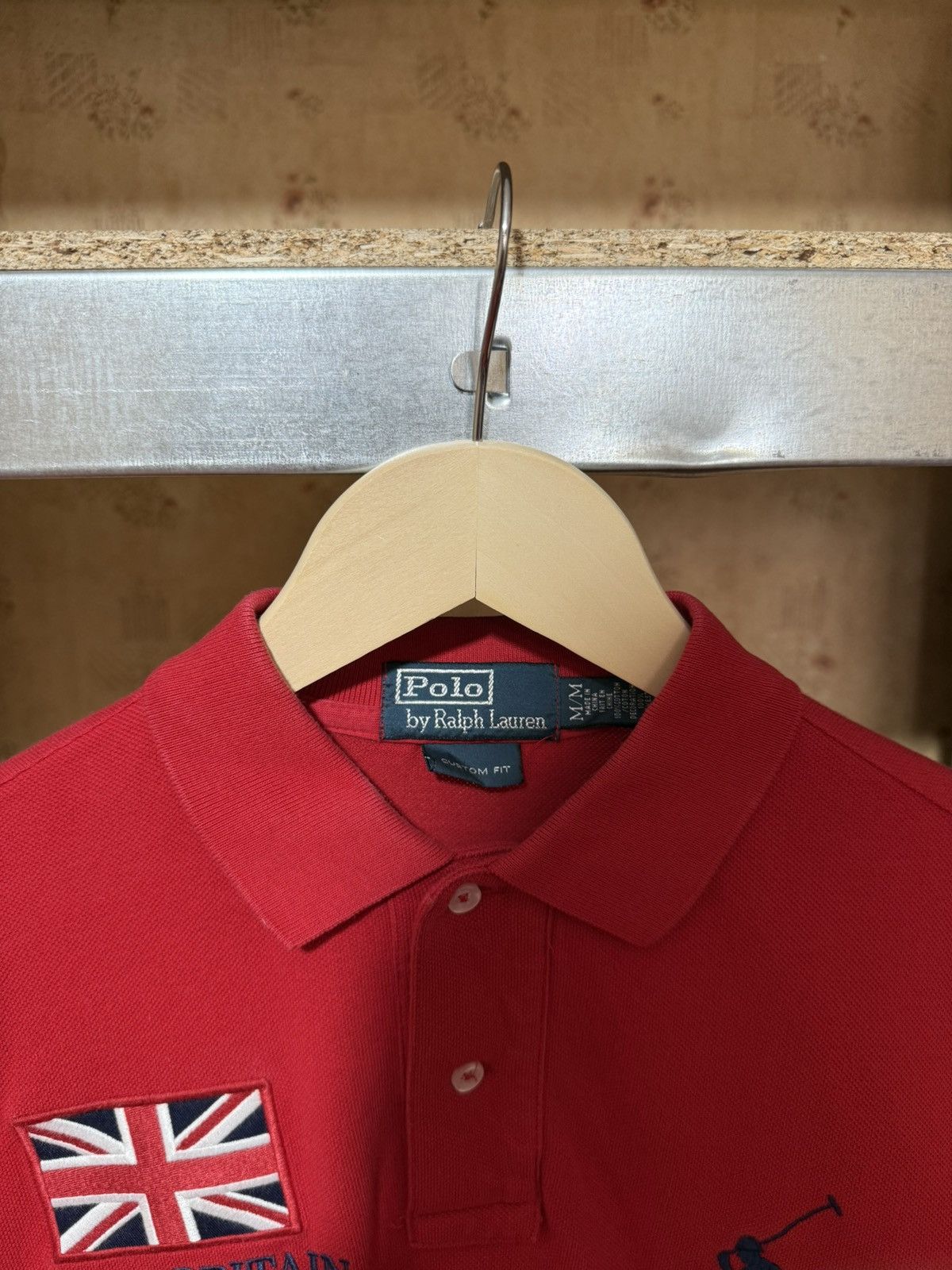 Polo Ralph Lauren × RRL Ralph Lauren × Rugby Ralph Lauren Vintage PRL Ralph Lauren Great Britain GBR Longsleeve Polo Size US M / EU 48-50 / 2 - 6 Thumbnail