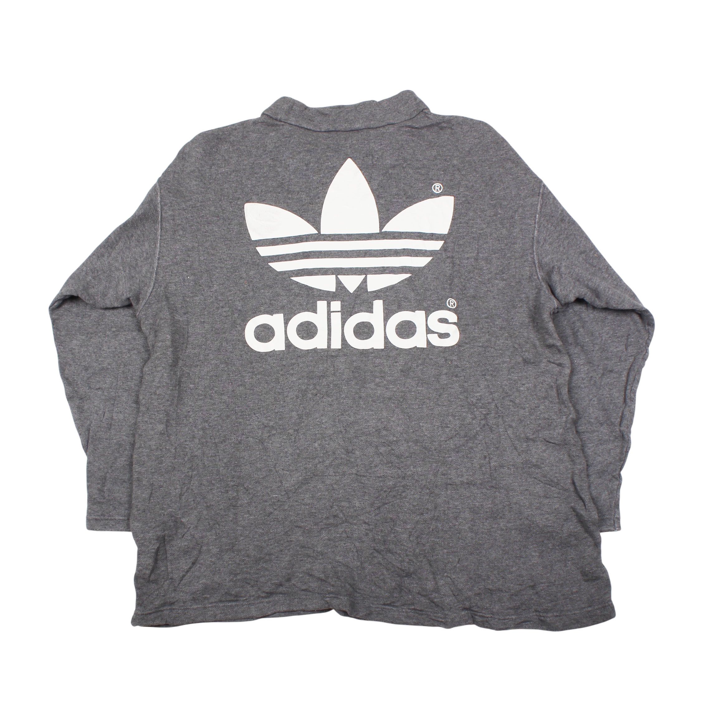 Adidas Adidas Trefoil Big Logo Sweatshirt Retro 90s Size US M / EU 48-50 / 2 - 5 Thumbnail