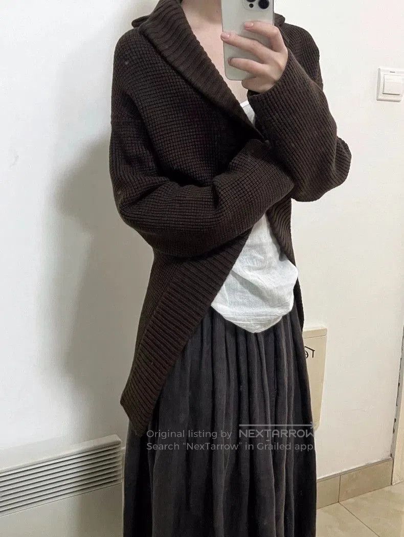 Yohji Yamamoto Yohji Yamamoto Chocolate Brown Sweater Size US M / EU 48-50 / 2 - 4 Thumbnail