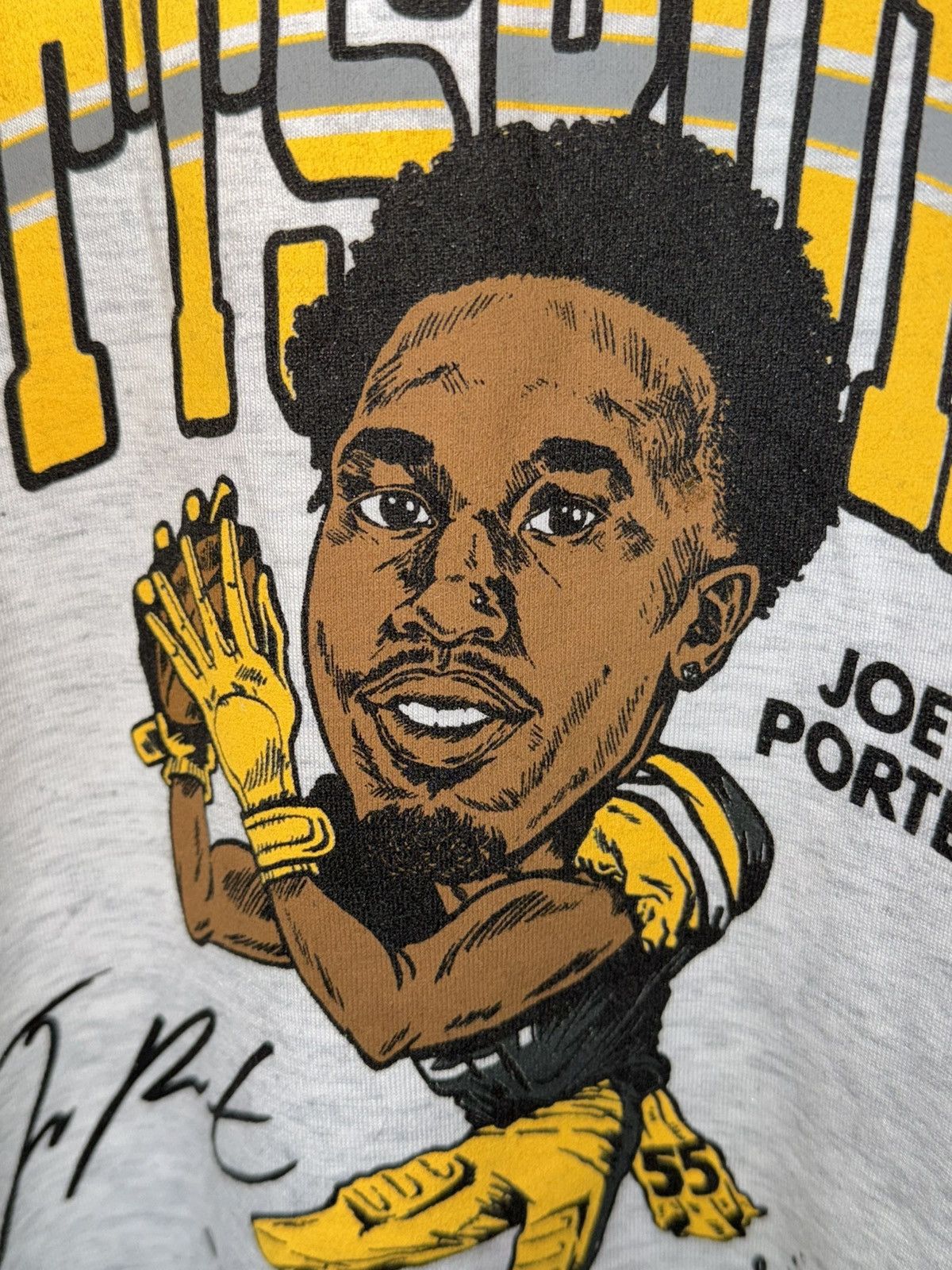 Homage Homage NFL Football Pittsburgh Steeler Joey Porter Jr. Shirt Size US L / EU 52-54 / 3 - 17 Thumbnail