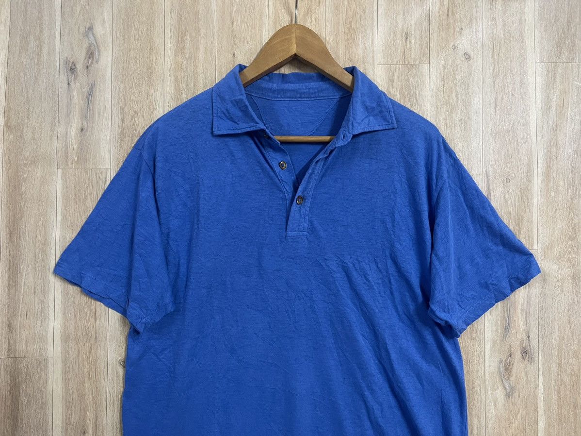 45rpm × Blue Blue Japan × Okura 45RPM Light Polo Shirt SS2022 Summer Edition Indigo L Size US L / EU 52-54 / 3 - 2 Thumbnail