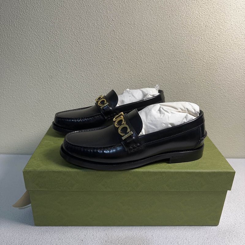 Gucci Gucci Black Slip-On Casual Shoes for Men - Size US 8.5 / EU 41-42 - 1 Thumbnail
