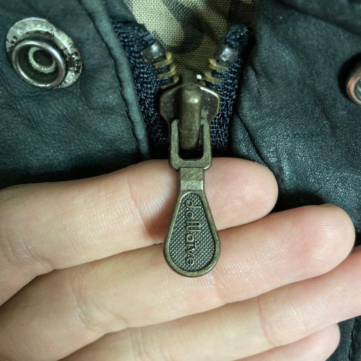 Vintage Vintage Denaive Snap Button Hidden Zipper Patch Work Size US M / EU 48-50 / 2 - 6 Thumbnail