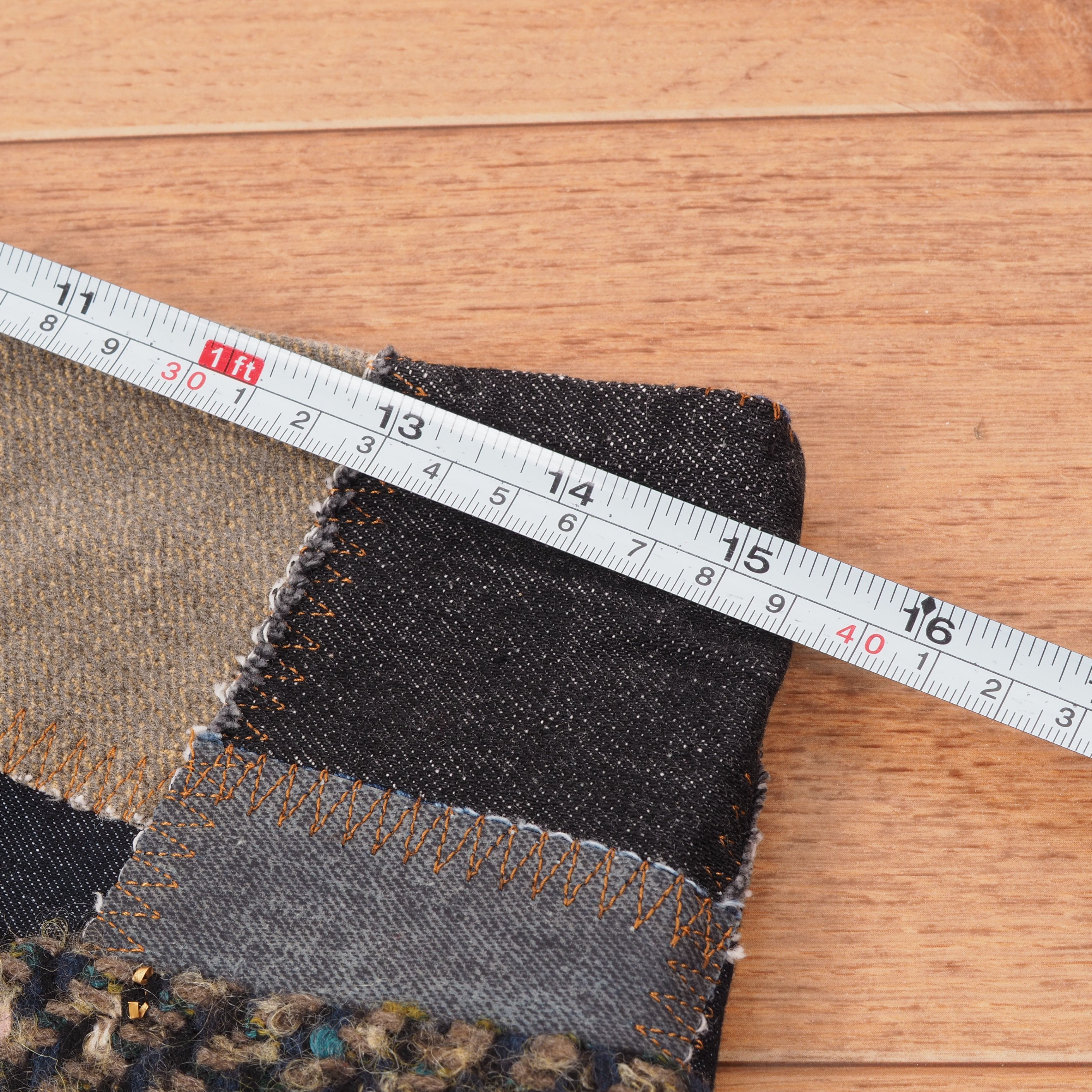 Designer × Other Save The Queen Women's Patchwork Tweed Short Mini Skirt Size 28" / US 6 / IT 42 - 9 Thumbnail