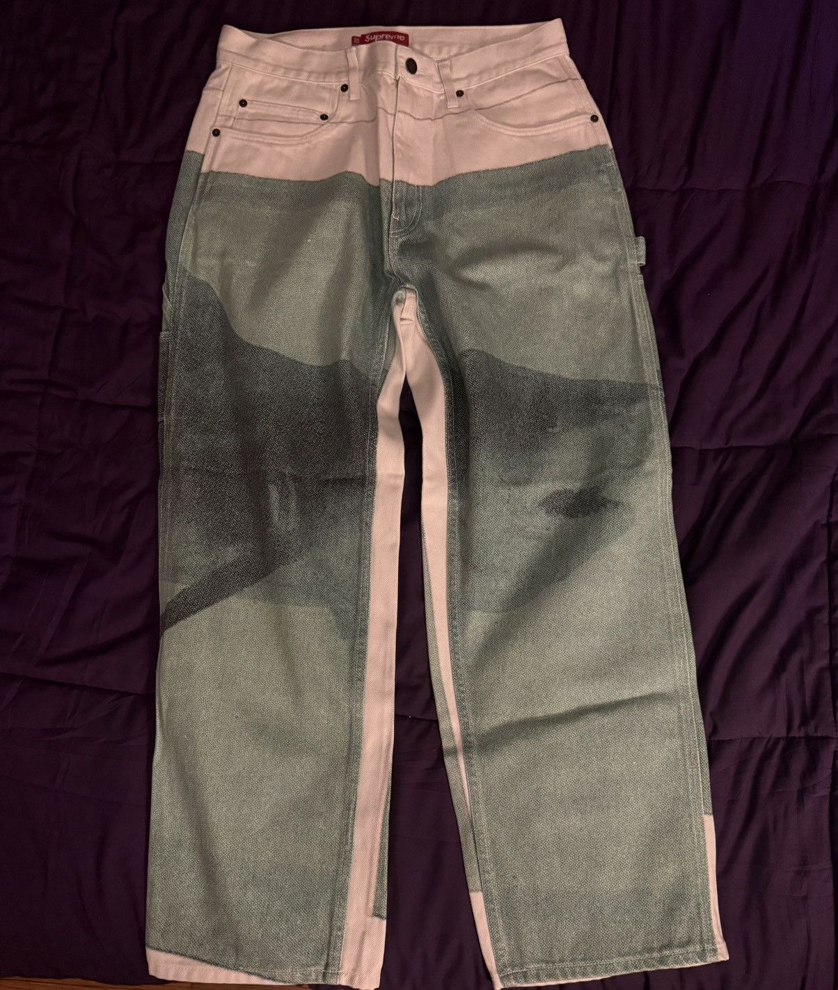 Damien Hirst × Supreme Supreme x Damien Hirst Painter Jeans White