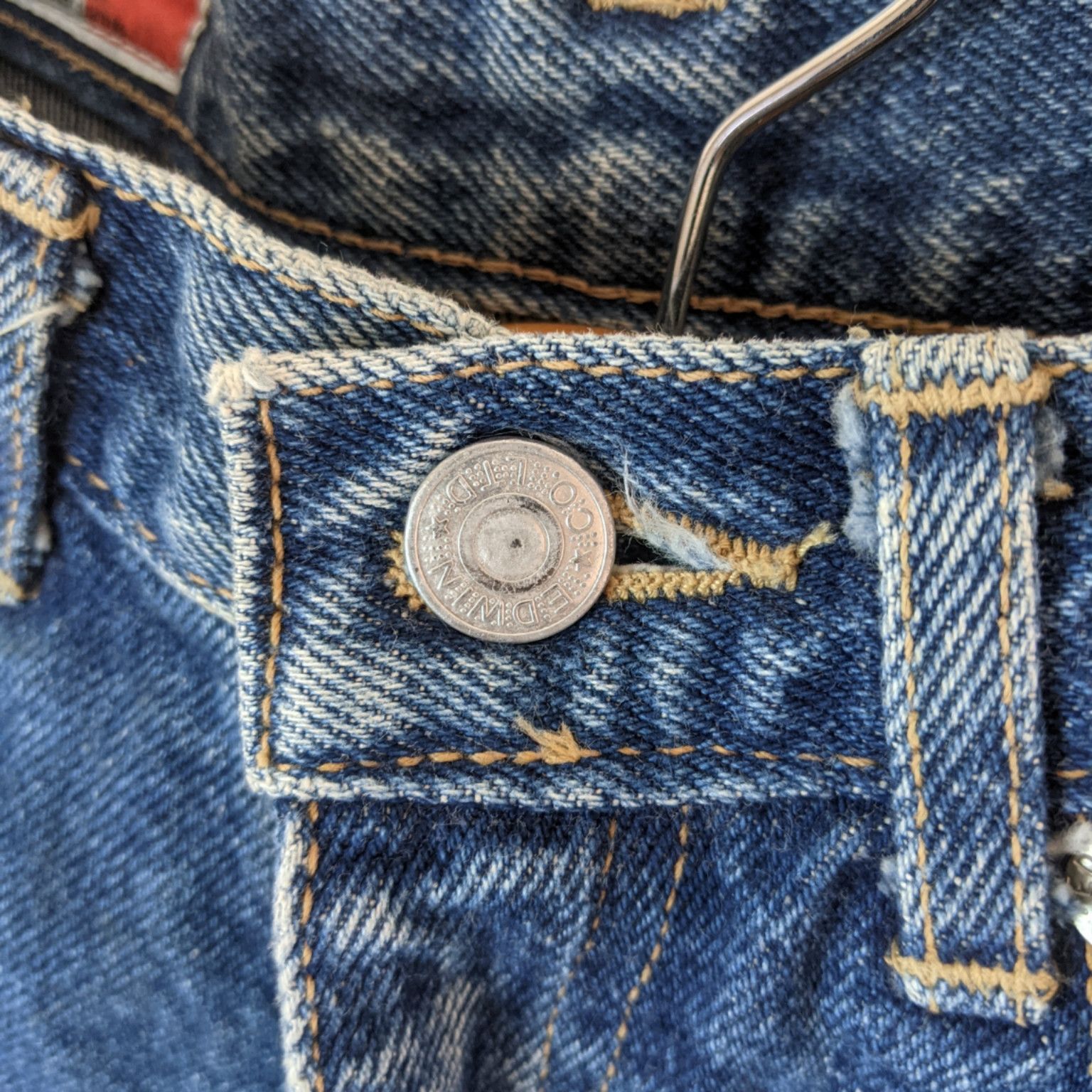 Edwin SOMETHING by Edwin France Denim Jeans Pant Size 25" / US 0 / IT 36 - 10 Thumbnail