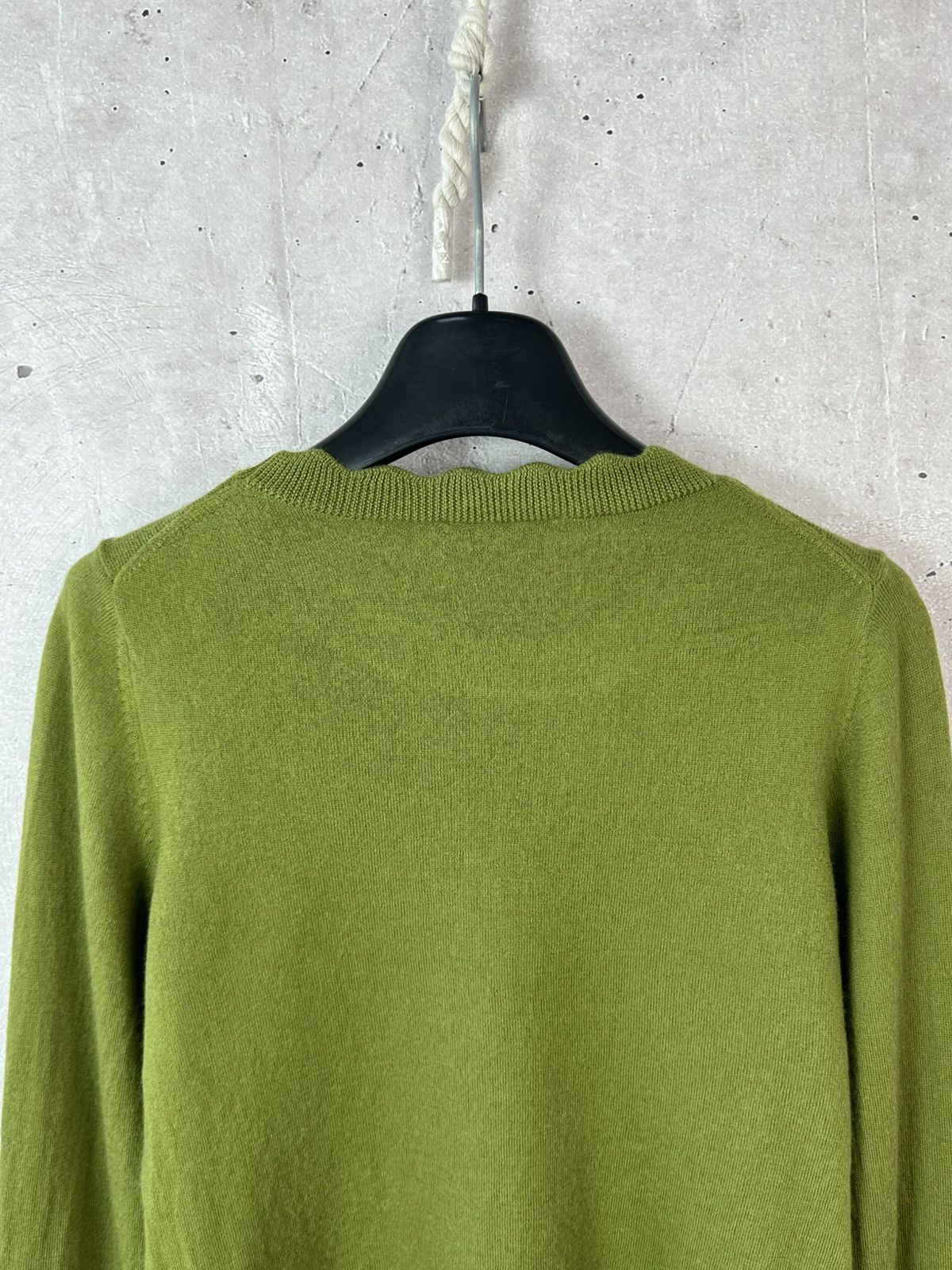 Other Wyse London Wool Green Knit Long Sleeve Women’s Sweater Size S / US 4 / IT 40 - 7 Thumbnail