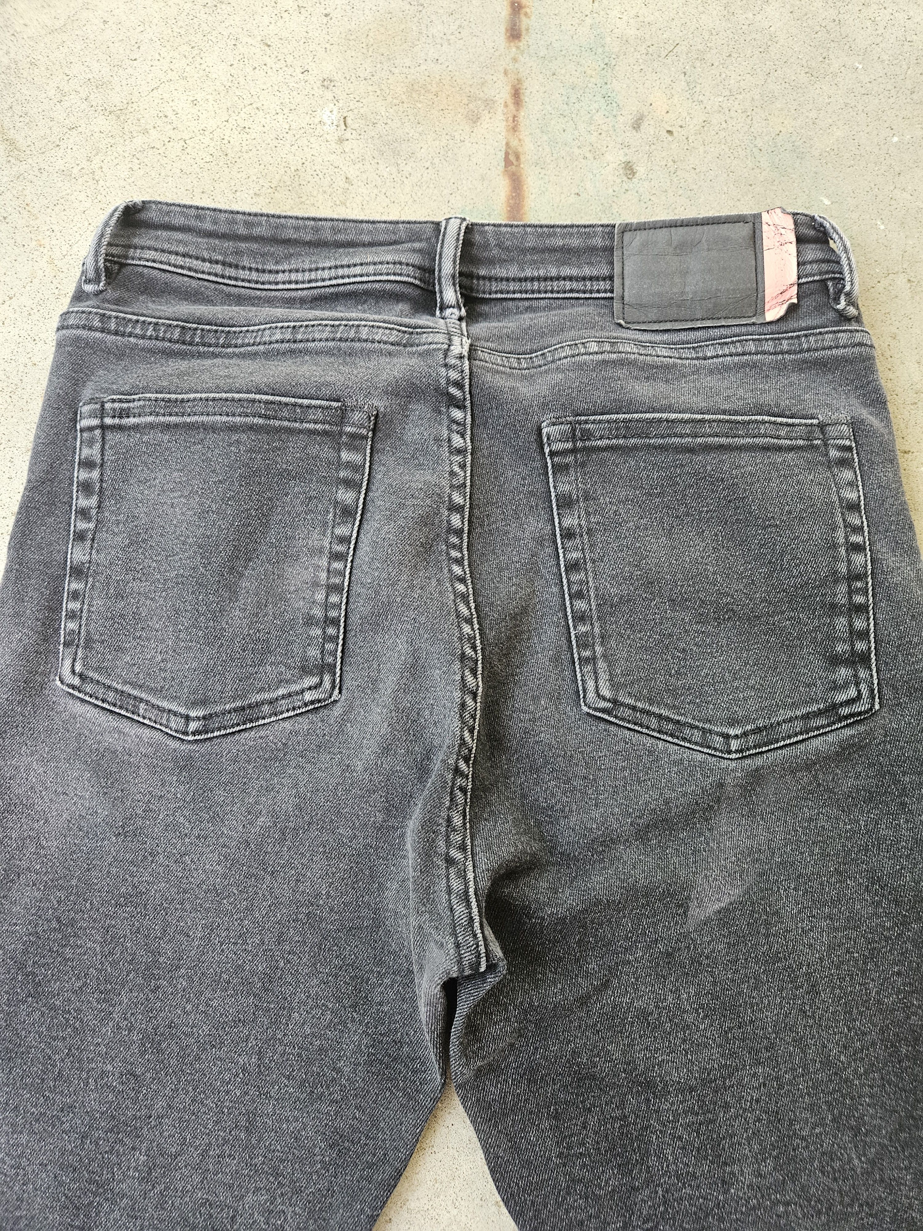 Acne Studios Blå Konst Peg Used Blk Patch Black Denim Jeans Size US 29 - 8 Thumbnail
