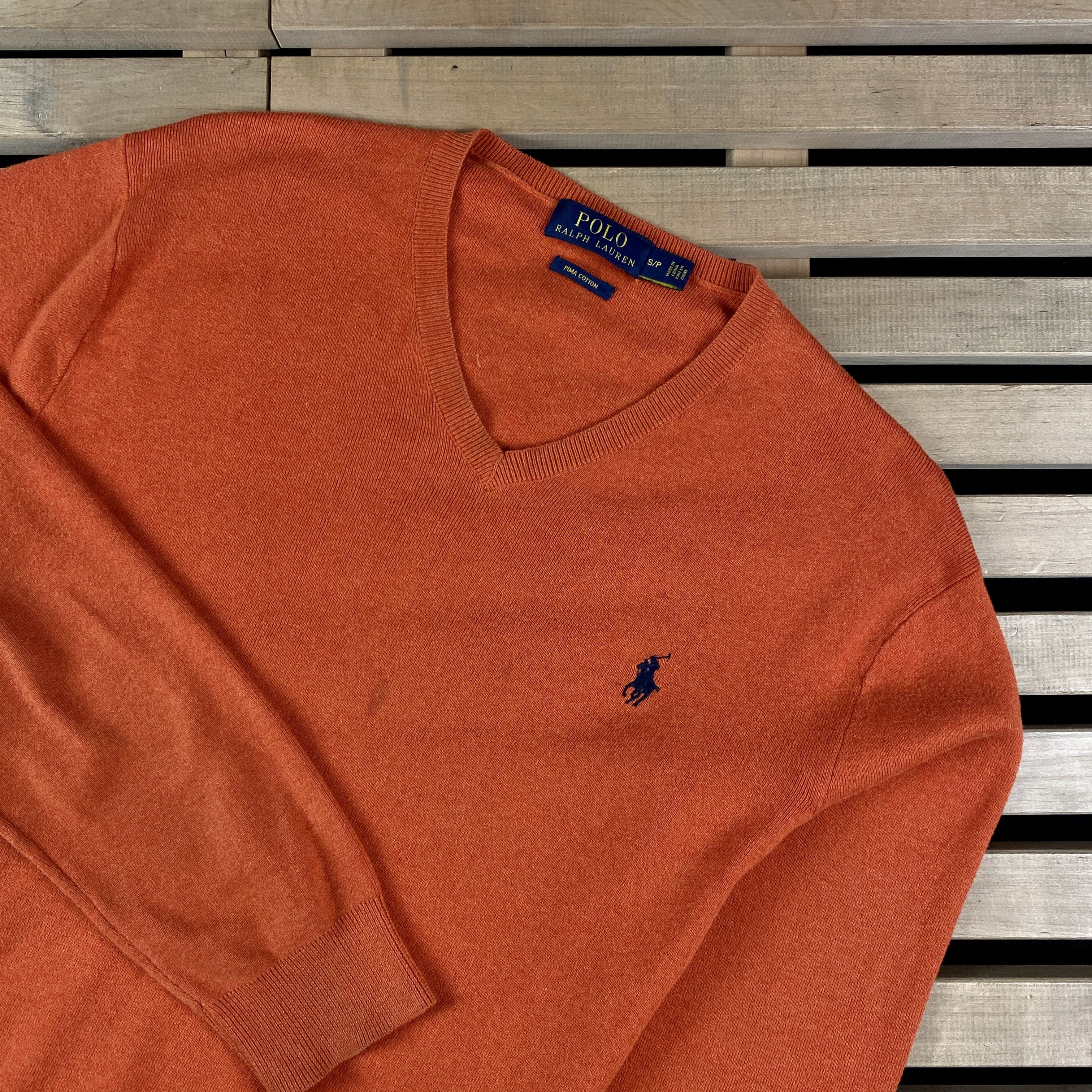 Polo Ralph Lauren × Ralph Lauren Mens Jumper Sweater V Neck Polo Ralph Lauren Size S Size US S / EU 44-46 / 1 - 2 Thumbnail