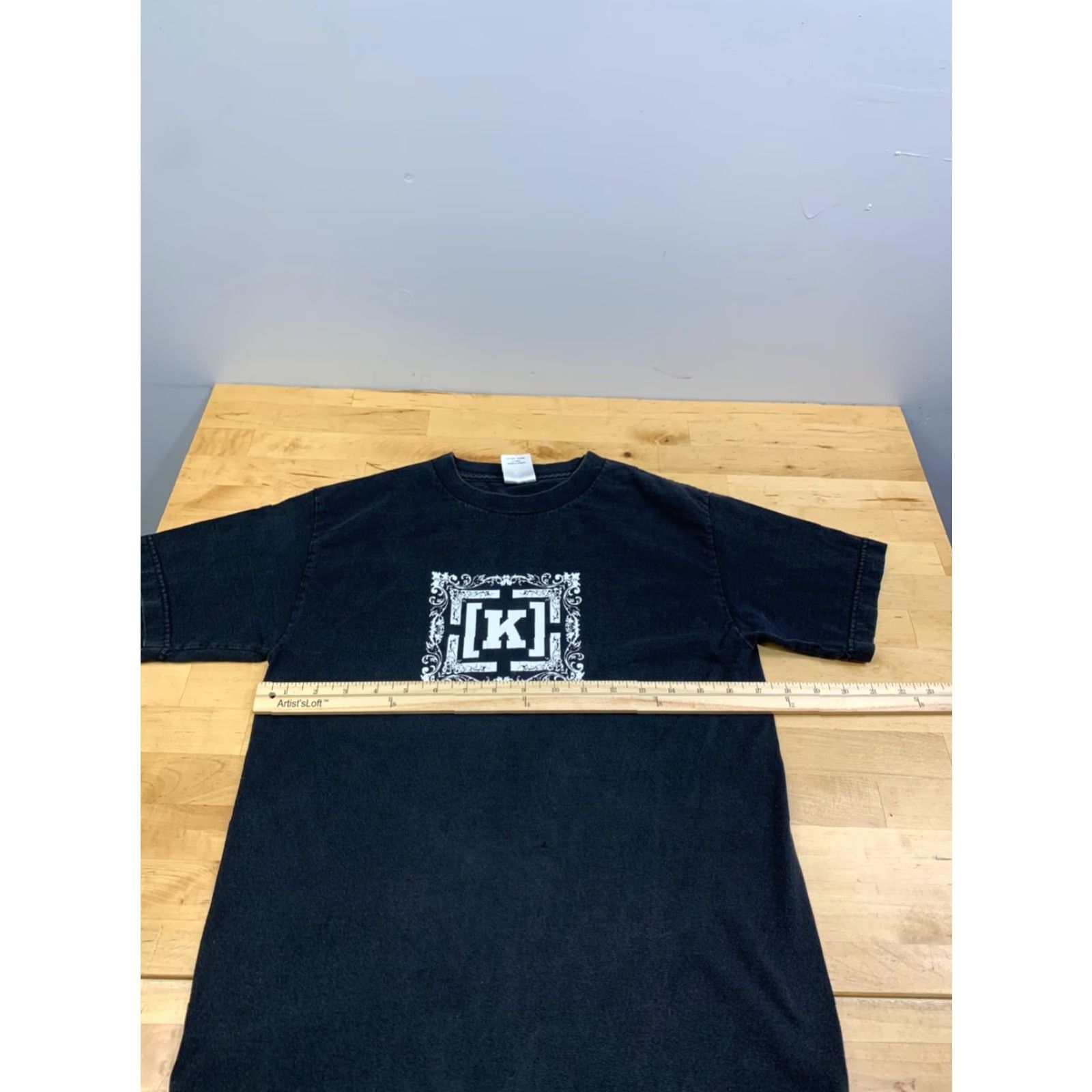 Krewe VINTAGE Krew Shirt Mens S Black Logo Y2K Skate Grunge Punk 90s Vintage Mens S Black Logo Shirt Size US S / EU 44-46 / 1 - 6 Thumbnail