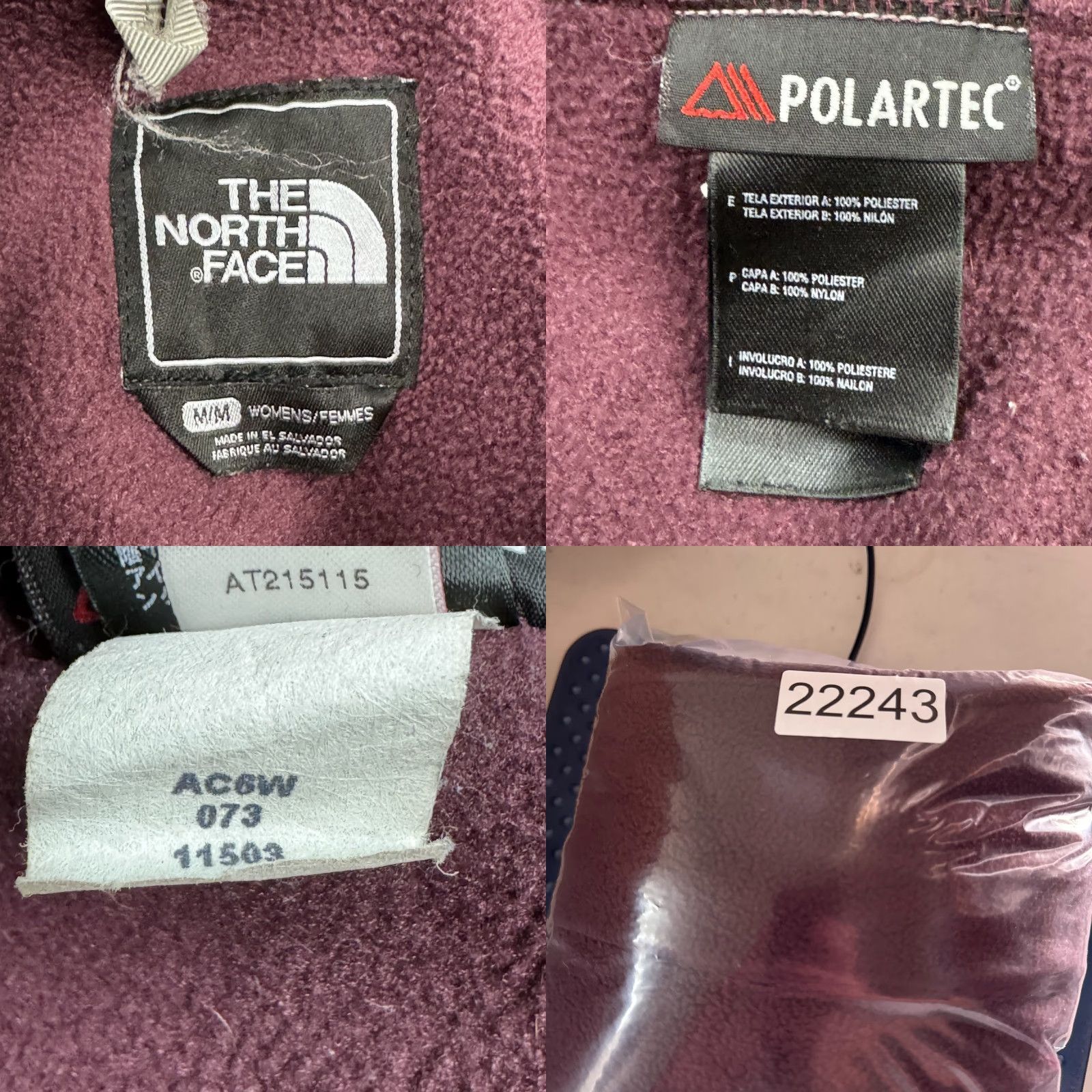 The North Face The North Face Jacket Womens Medium Burgundy Red Snow Ski Chore Work Polartec Jacket Size M / US 6-8 / IT 42-44 - 9 Thumbnail