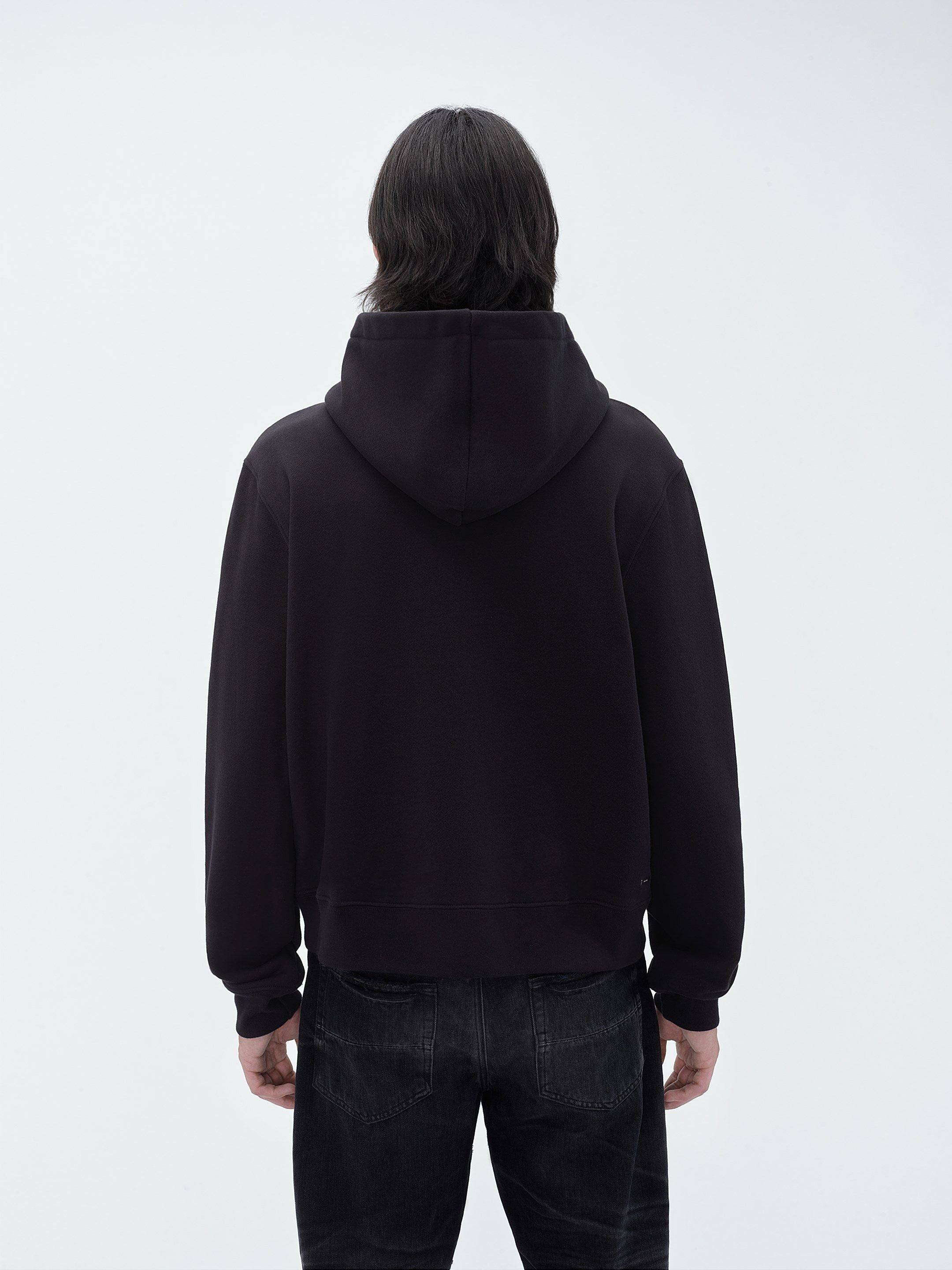 Amiri oc11z0325 Distressed Arts District Hoodie in Black Size US XL / EU 56 / 4 - 5 Thumbnail