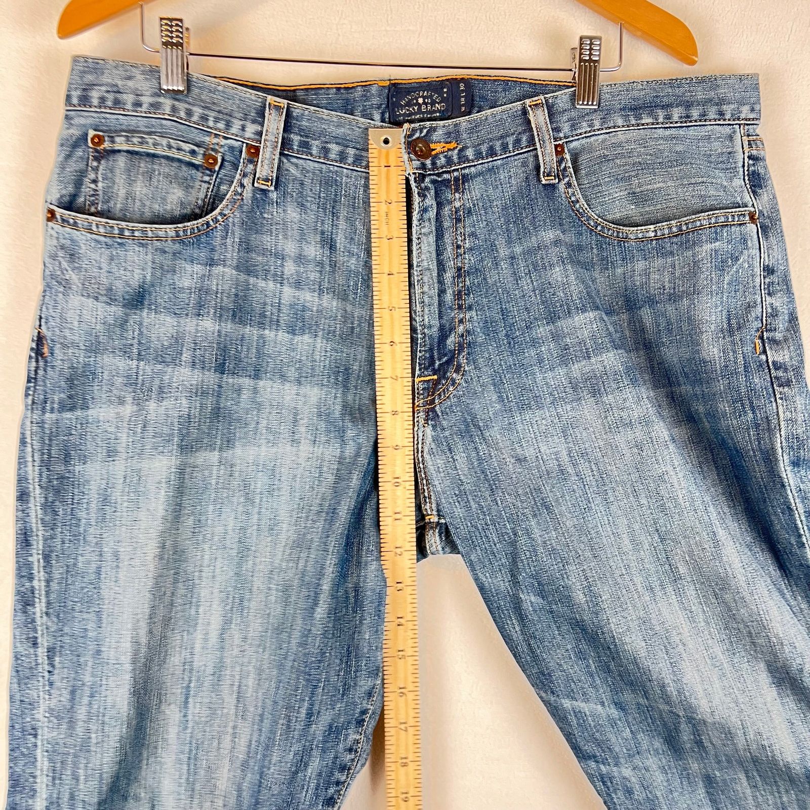 Lucky Brand Lucky Brand Jeans Men 38x30 Blue 221 Straight Mid Rise Denim Size US 38 / EU 54 - 8 Thumbnail