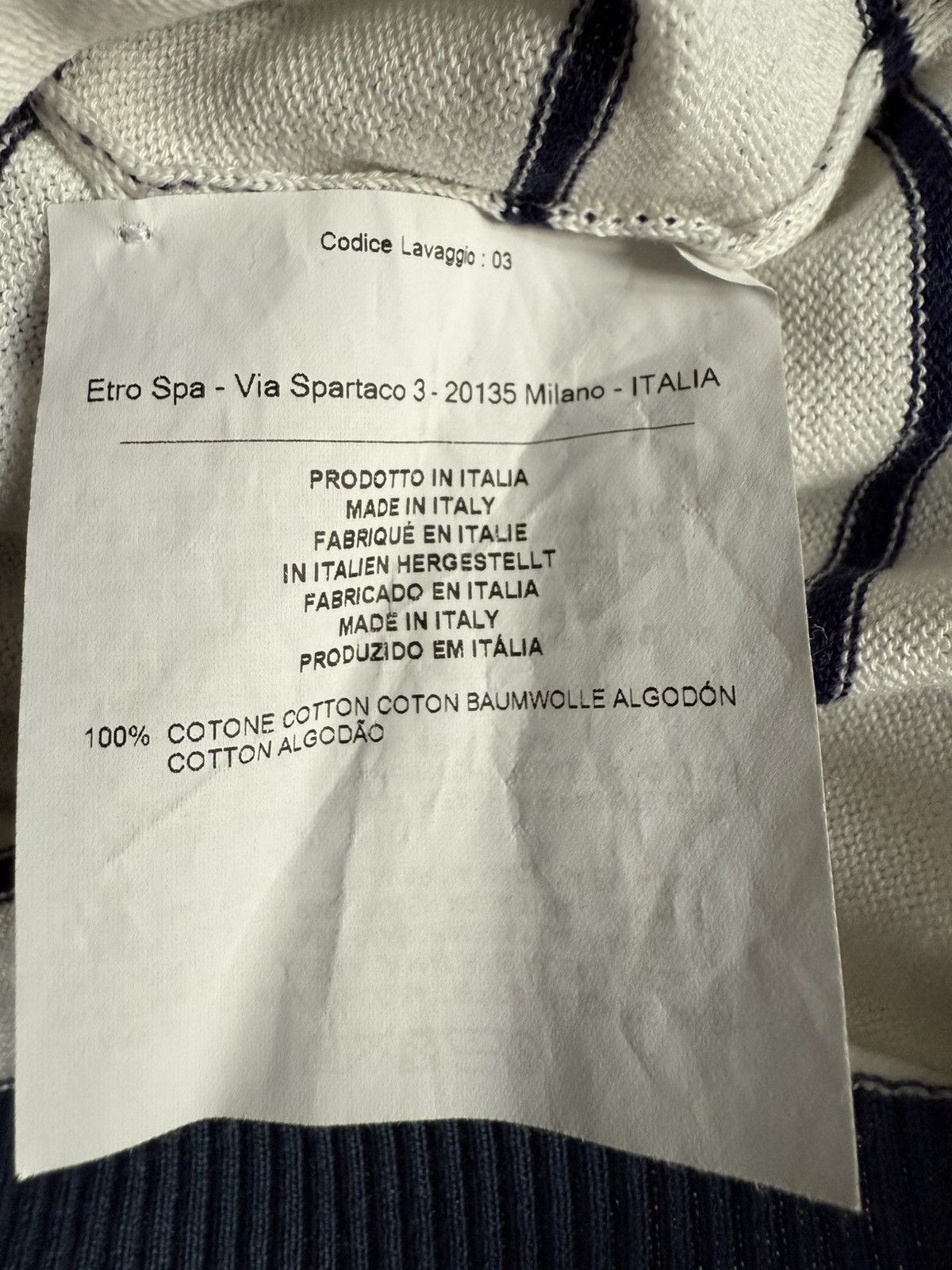 Etro Etro knit polo M Size US M / EU 48-50 / 2 - 6 Thumbnail
