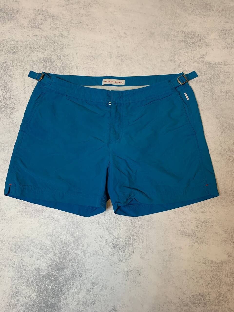 Pre-owned Designer Orlebar Brown Menswear Swimming Nylon Shorts In Blue