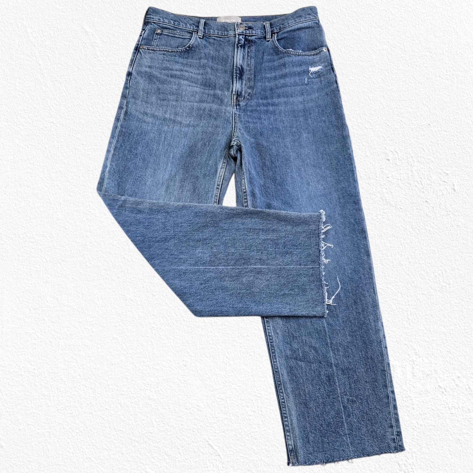 Everlane Everlane The Way High Straight Crop Jeans Size 31 Size 31" - 8 Thumbnail