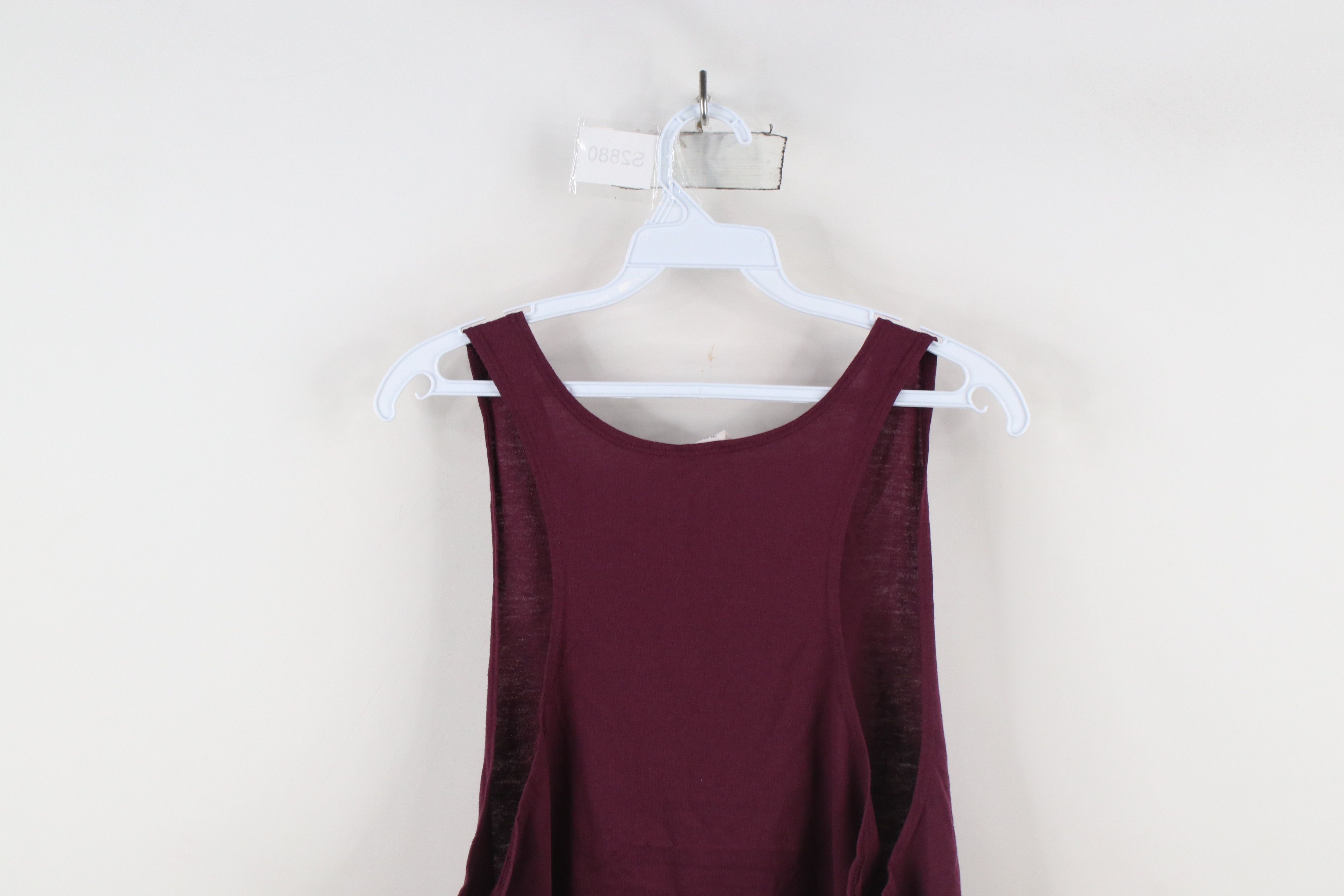 Vintage Vintage 90s Streetwear Blank Tank Top T-Shirt Purple USA Size L / US 10 / IT 46 - 9 Thumbnail