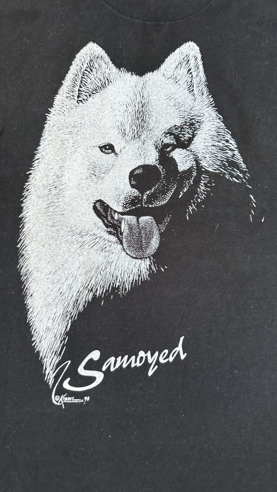 Vintage VINTAGE 90S SAMOYED FOX TEE Size US M / EU 48-50 / 2 - 2 Thumbnail