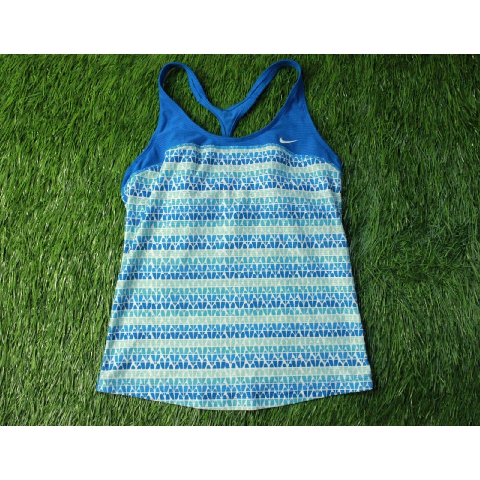 Nike NIKE FITDRY ORIGINAL 2009 WOMEN VEST SLEEveless SHIRT JERSEY SIZE M BLUE Training Size M / US 6-8 / IT 42-44 - 2 Thumbnail