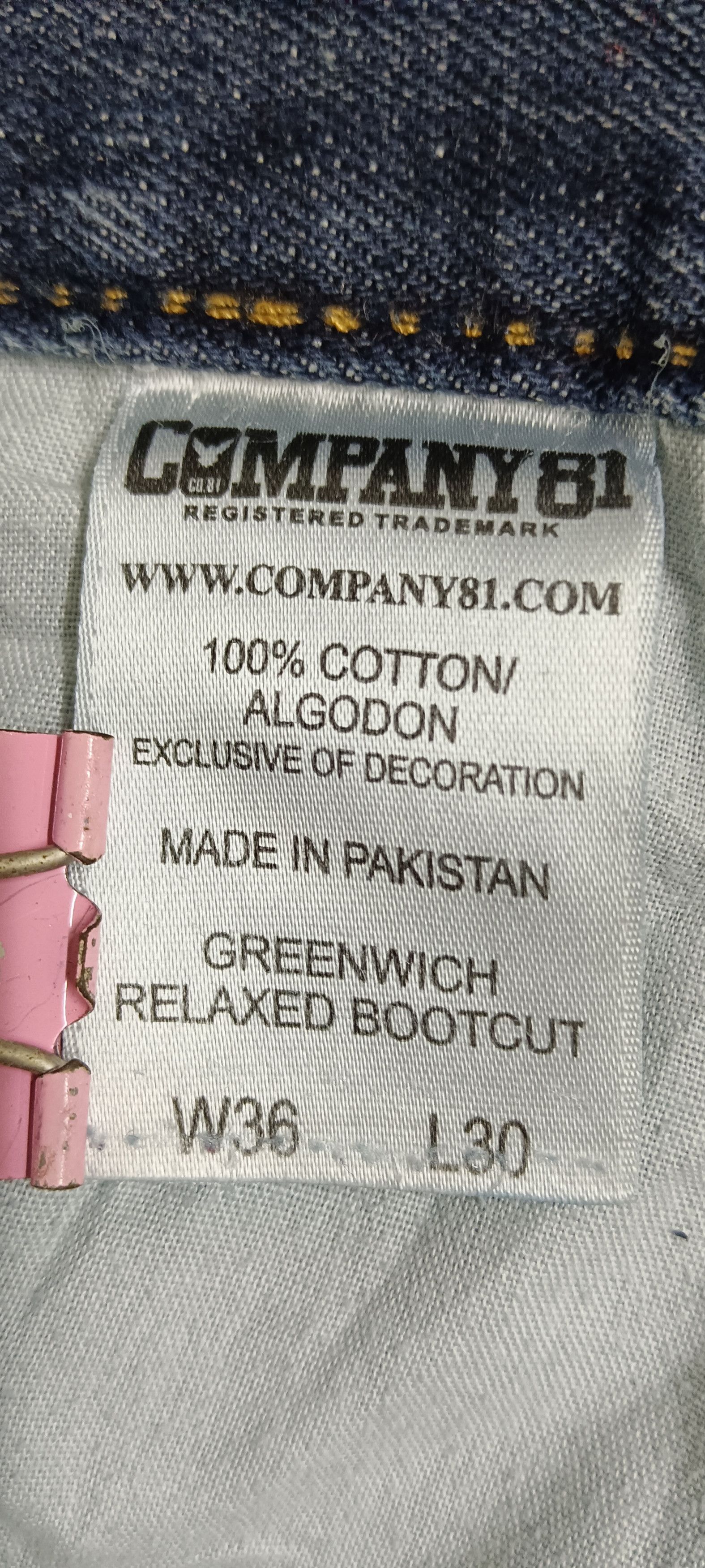 Other Company 81 Greenwich Relaxed Bootcut Denim Size US 35 - 13 Thumbnail