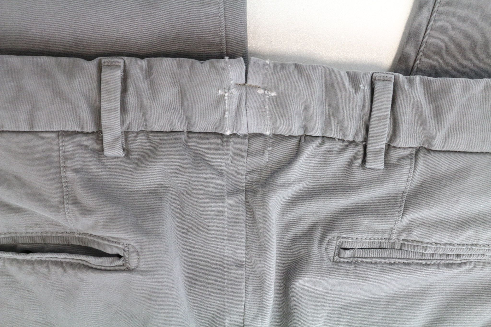 Suitsupply PORTO UK40R Grey Cotton Stretch Trousers 74267 Size US 30 / EU 46 - 9 Thumbnail