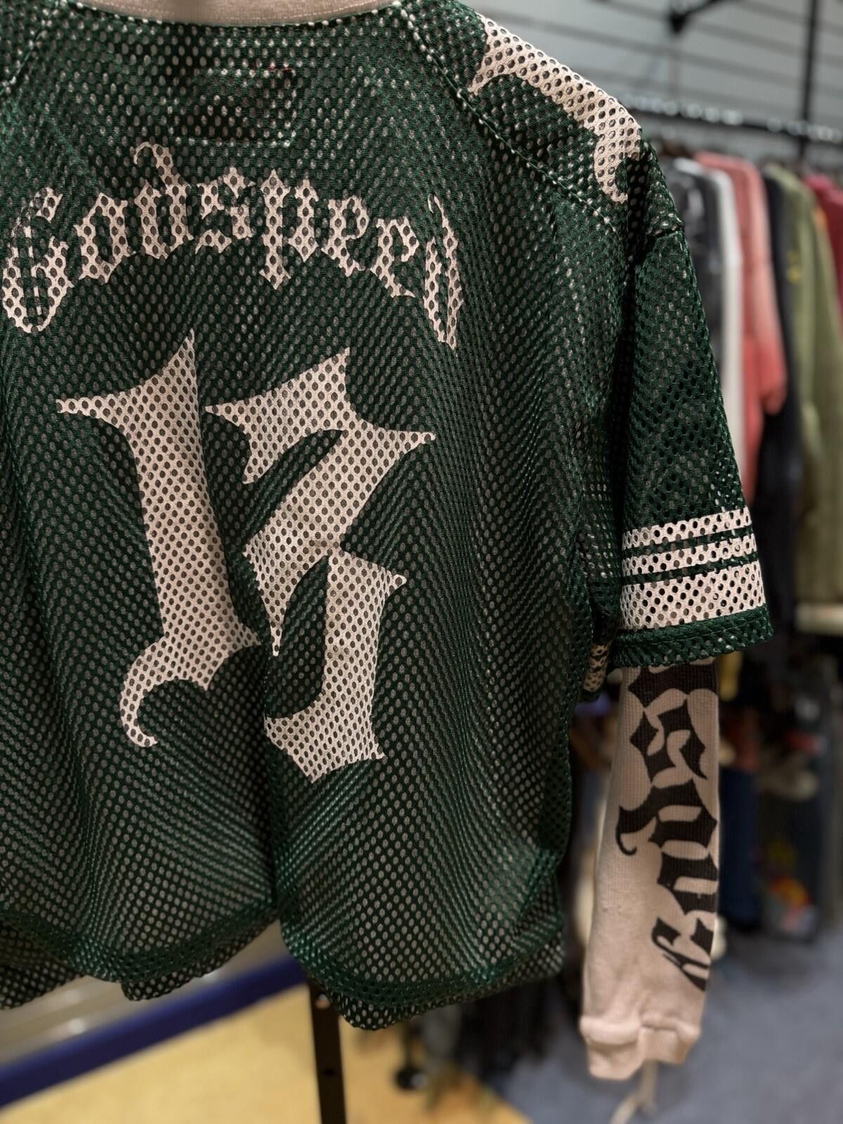 Godspeed God Speed TD Green Yellow White Layered jersey Size (Small) Size ONE SIZE - 9 Thumbnail