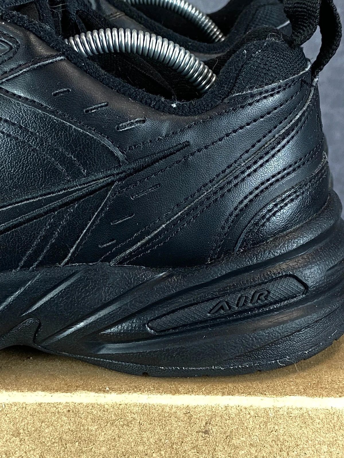 Nike Nike Air Monarch Black Sneakers 40.5 Size US 7.5 / EU 40-41 - 3 Thumbnail