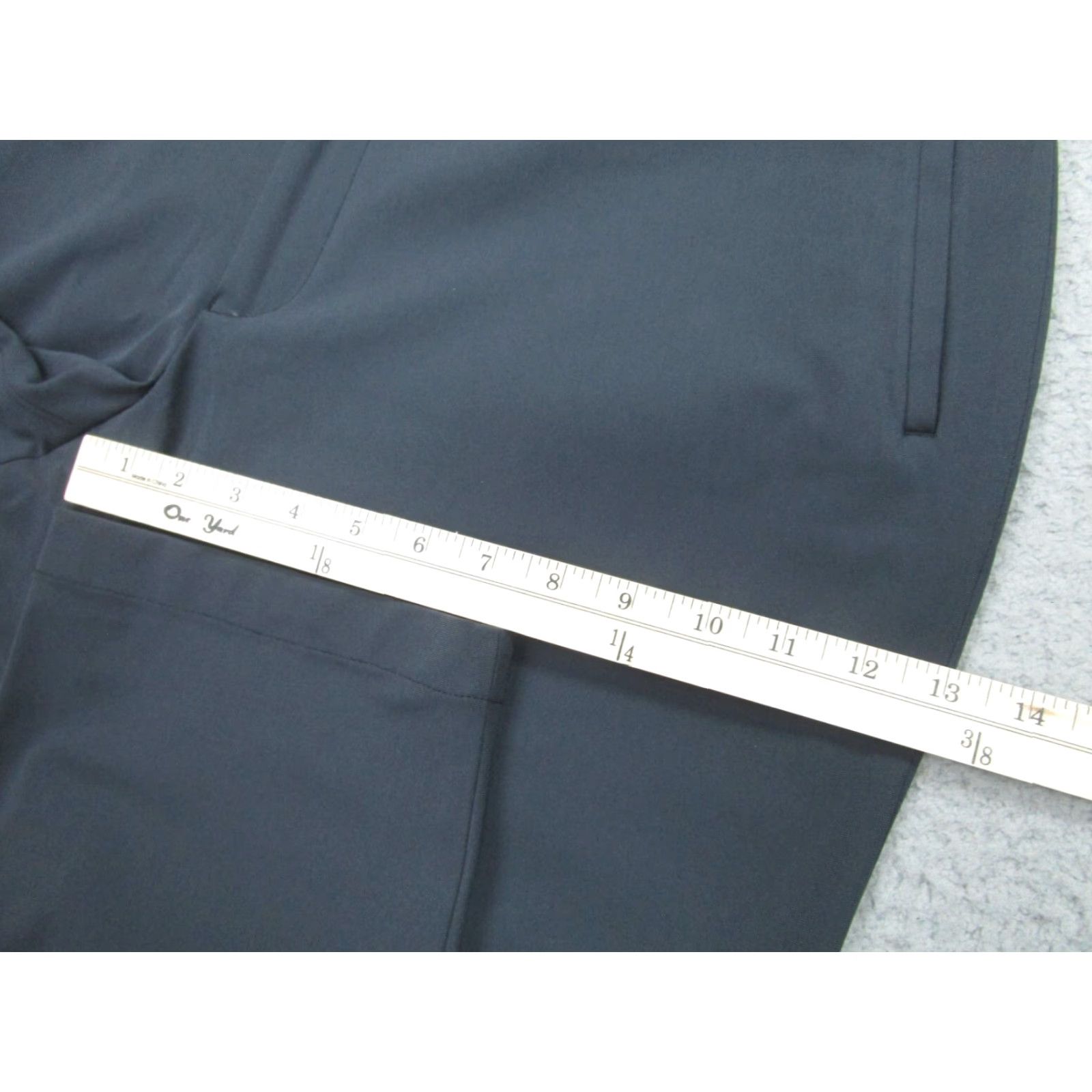 Vintage Sene Pants Mens 42x30 Gray Soho Flex Tech Stretch Performance Dress Slacks Size US 42 / EU 58 - 6 Thumbnail