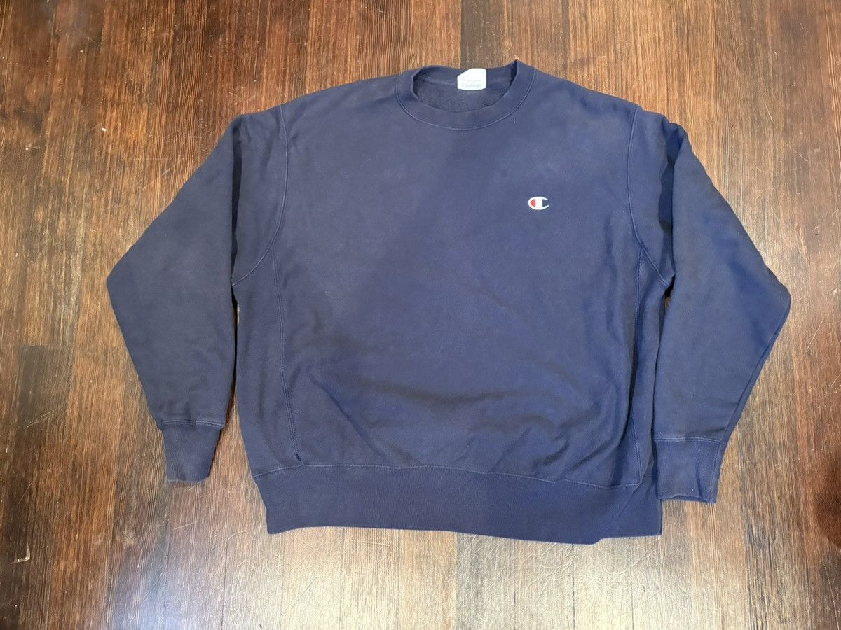 Champion Dark Blue Champion Sweatshirt Size US XL / EU 56 / 4 - 1 Thumbnail
