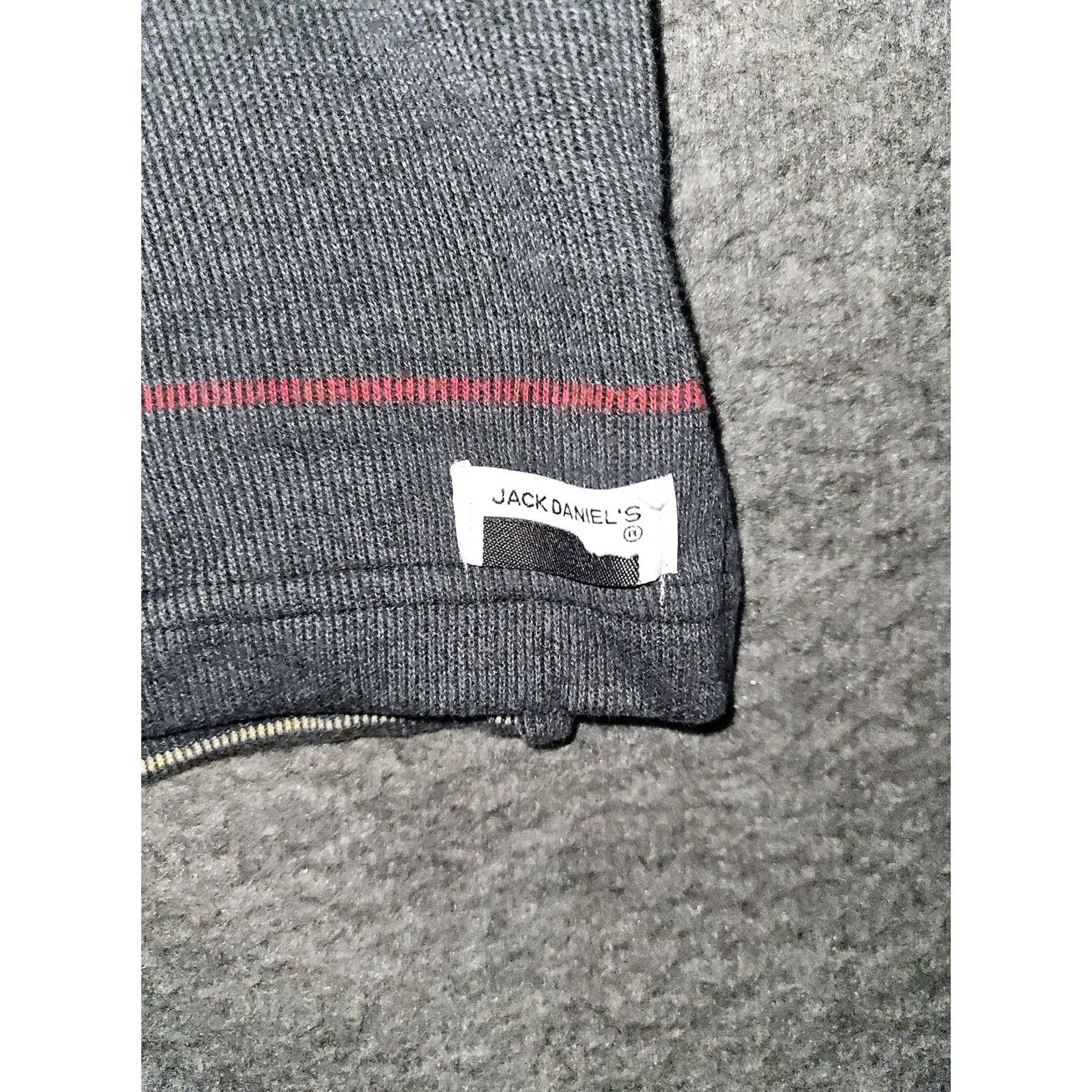 Wrangler VINTAGE? No. Jack Daniels Wrangler Shirt Mens XL Black Striped Long Sleeve Polo Whiskey Logo Size US XL / EU 56 / 4 - 6 Thumbnail