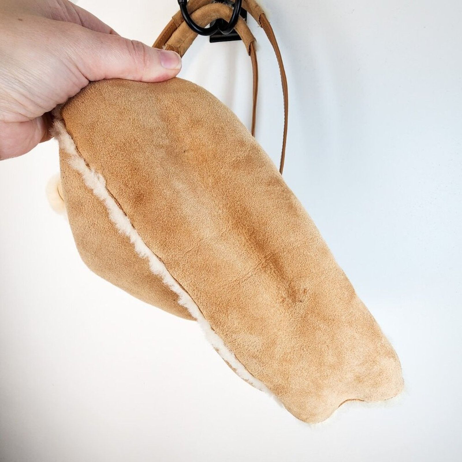 Other Aston Leather Shearling Lambskin Shoulder Bag Purse Luxury Size ONE SIZE - 3 Thumbnail
