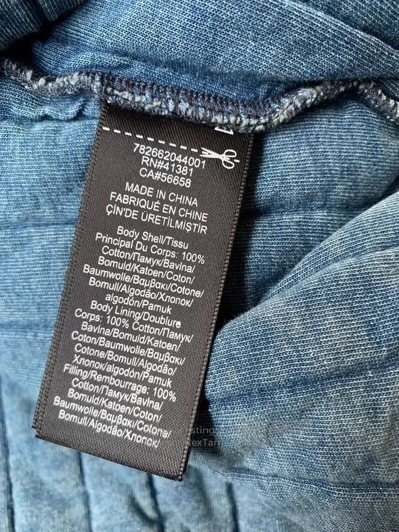 RRL Ralph Lauren RRL Ralph Lauren Indigo Cotton Blend Round Neck Sweatshirt Size US XL / EU 56 / 4 - 7 Thumbnail