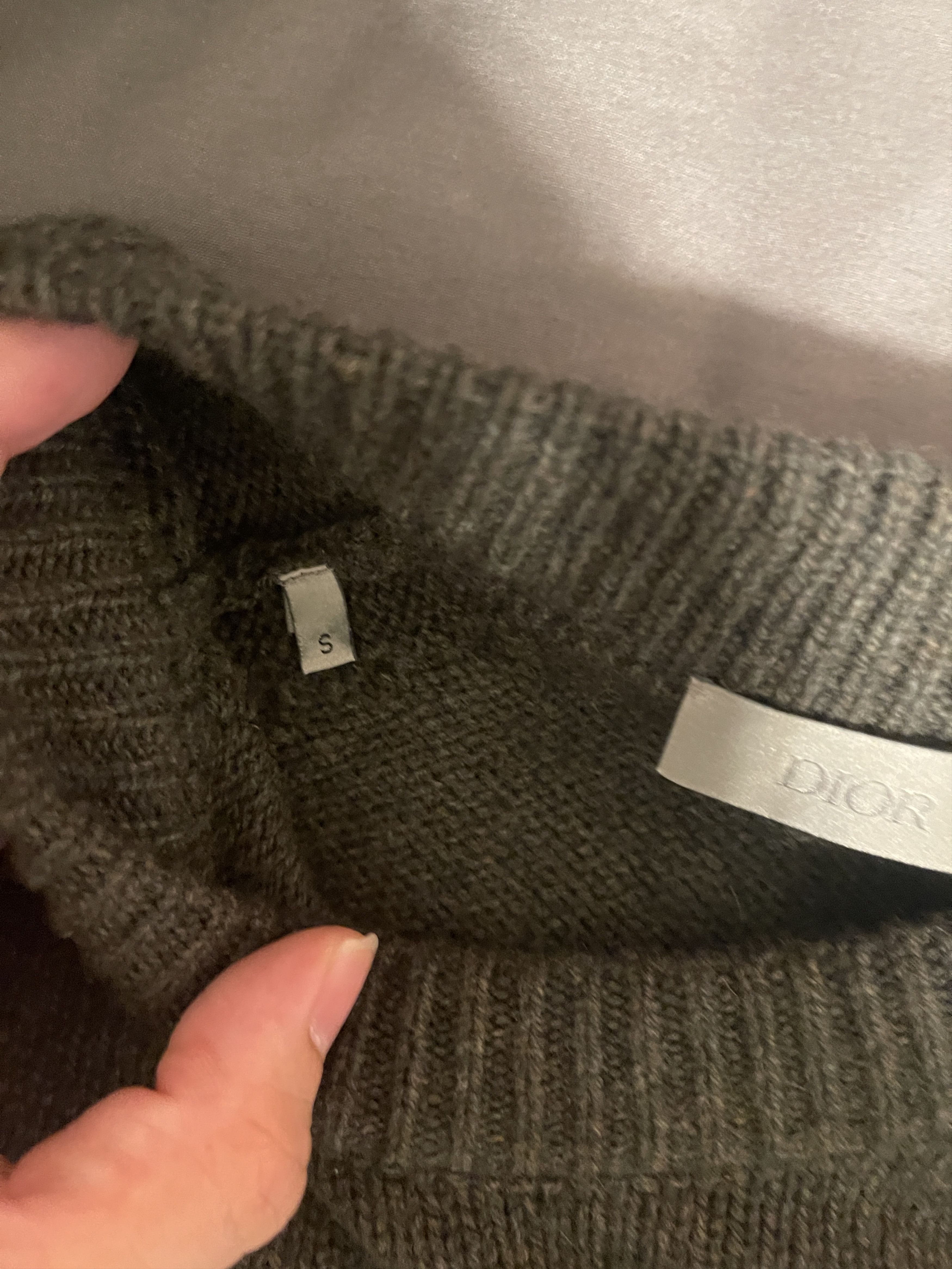 Dior Classic Wool Dior Sweater Men Grey Size US S / EU 44-46 / 1 - 4 Thumbnail