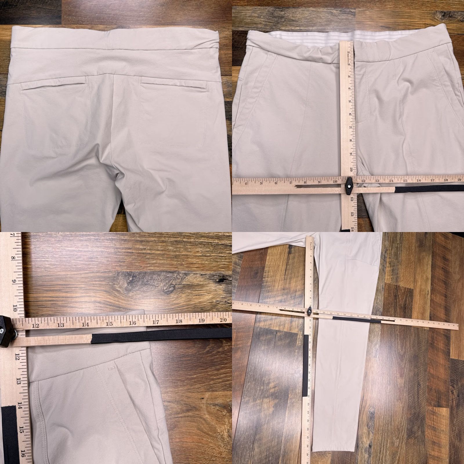 Athleta Athleta Wander Stash Skinny Pants Womens 12 Tan Mid Rise Stretch Size 34" / US 12 / IT 48 - 8 Thumbnail
