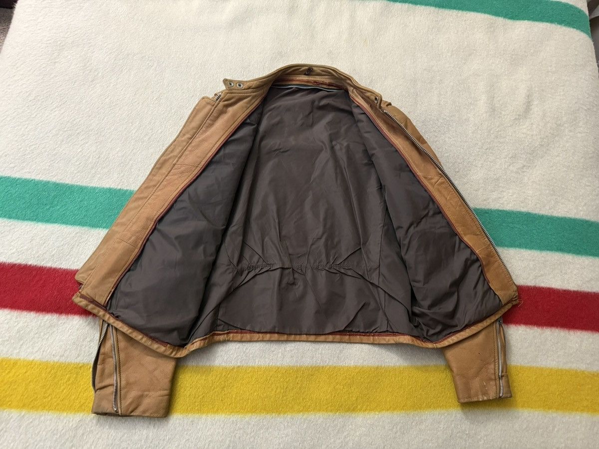 Leather 50s 60s Lesco Leathers? Cafe Racer Jacket 42 Small Medium Size US M / EU 48-50 / 2 - 11 Thumbnail