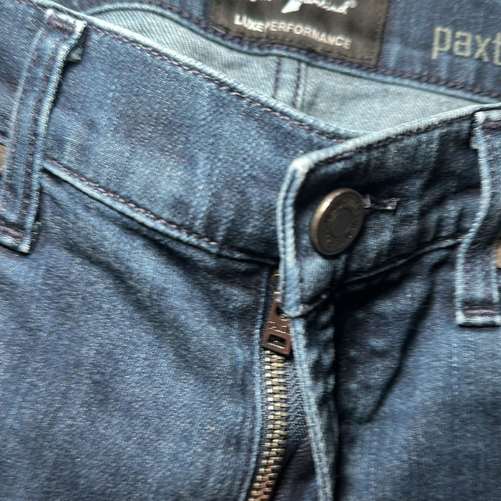 7 For All Mankind 7 For All Mankind Luxe Paxtyn Tapered Skinny Jeans - 33 Size US 33 - 7 Thumbnail