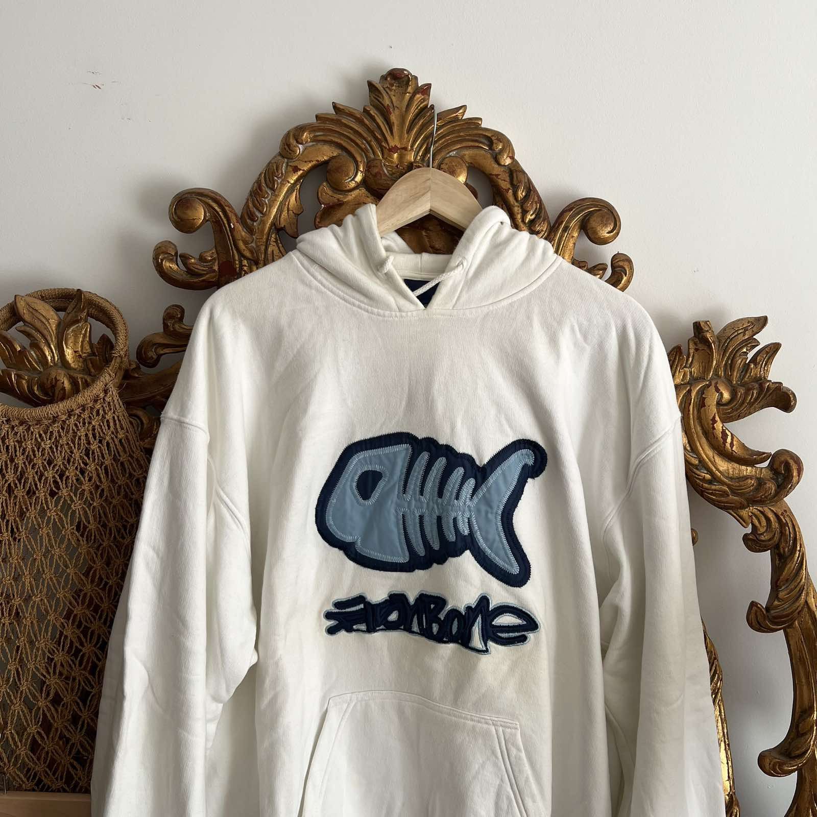Vintage Vintage FishBone Y2K hoodie 90s Size US XL / EU 56 / 4 - 3 Thumbnail