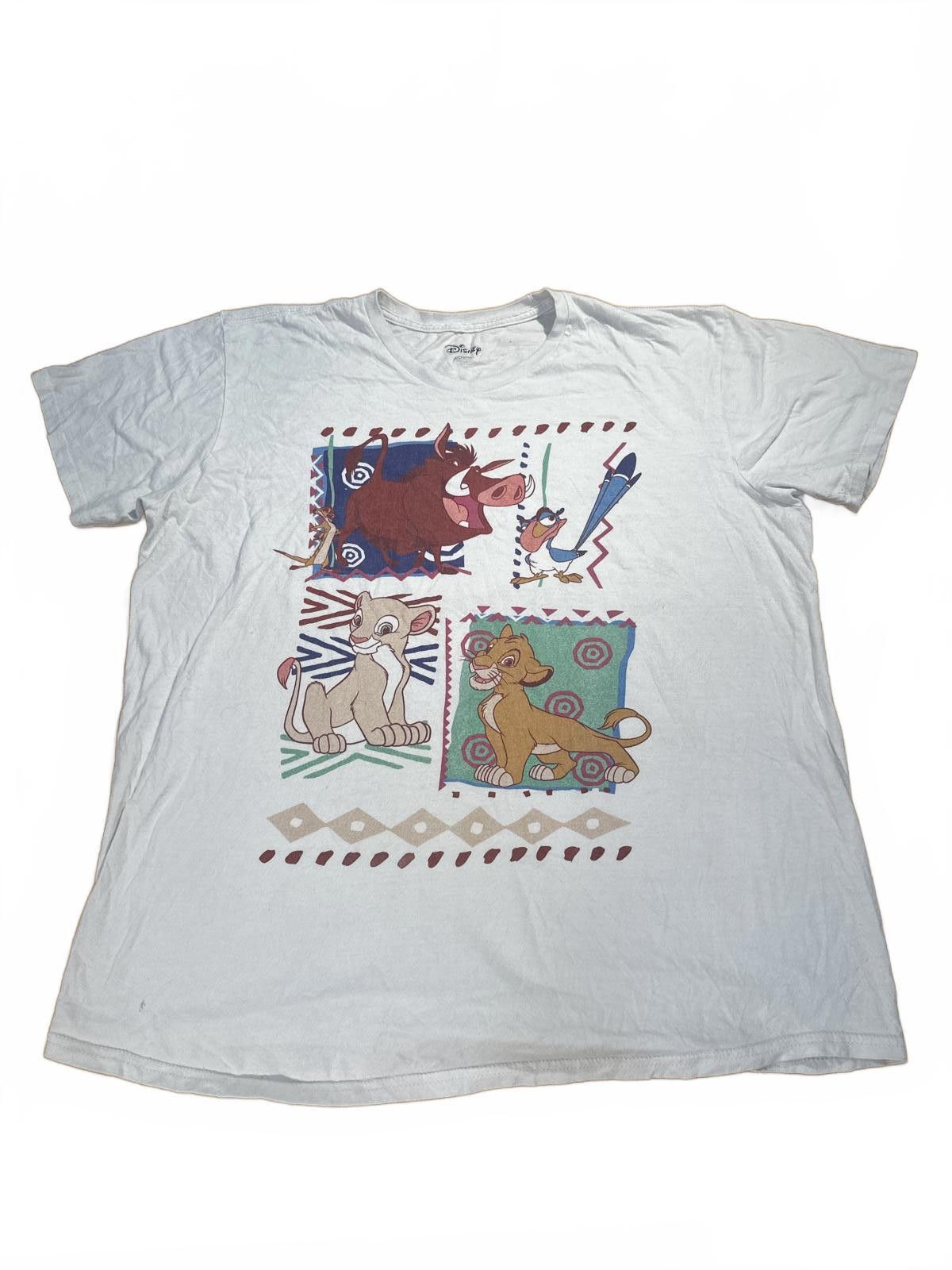 Disney Lion King x Disney Men's XL White Cotton Tee Size ONE SIZE - 1 Thumbnail