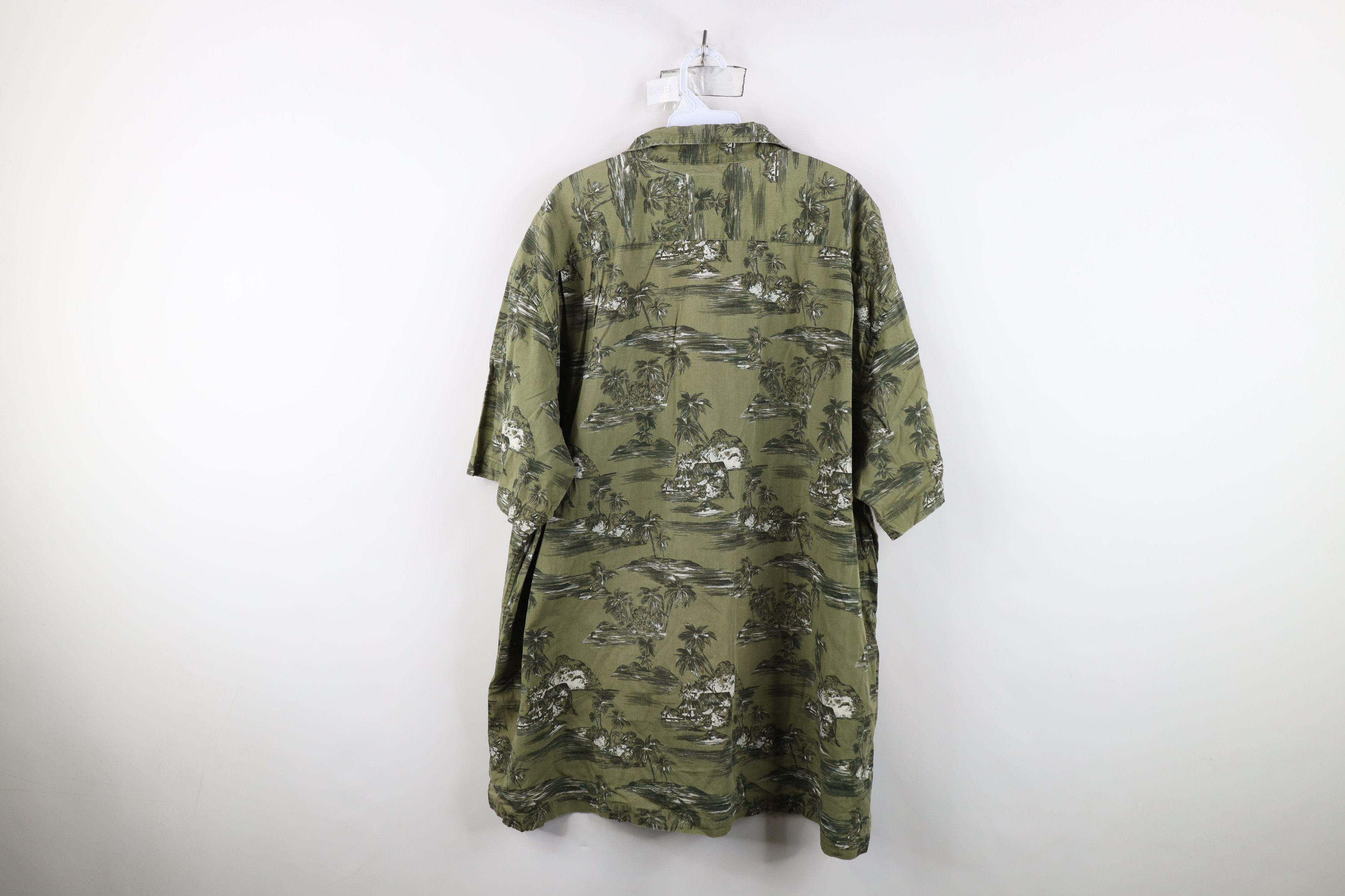 Gap Vintage Y2K 2000 Gap Collar Island Hawaiian Button Shirt Size US XXL / EU 58 / 5 - 10 Thumbnail