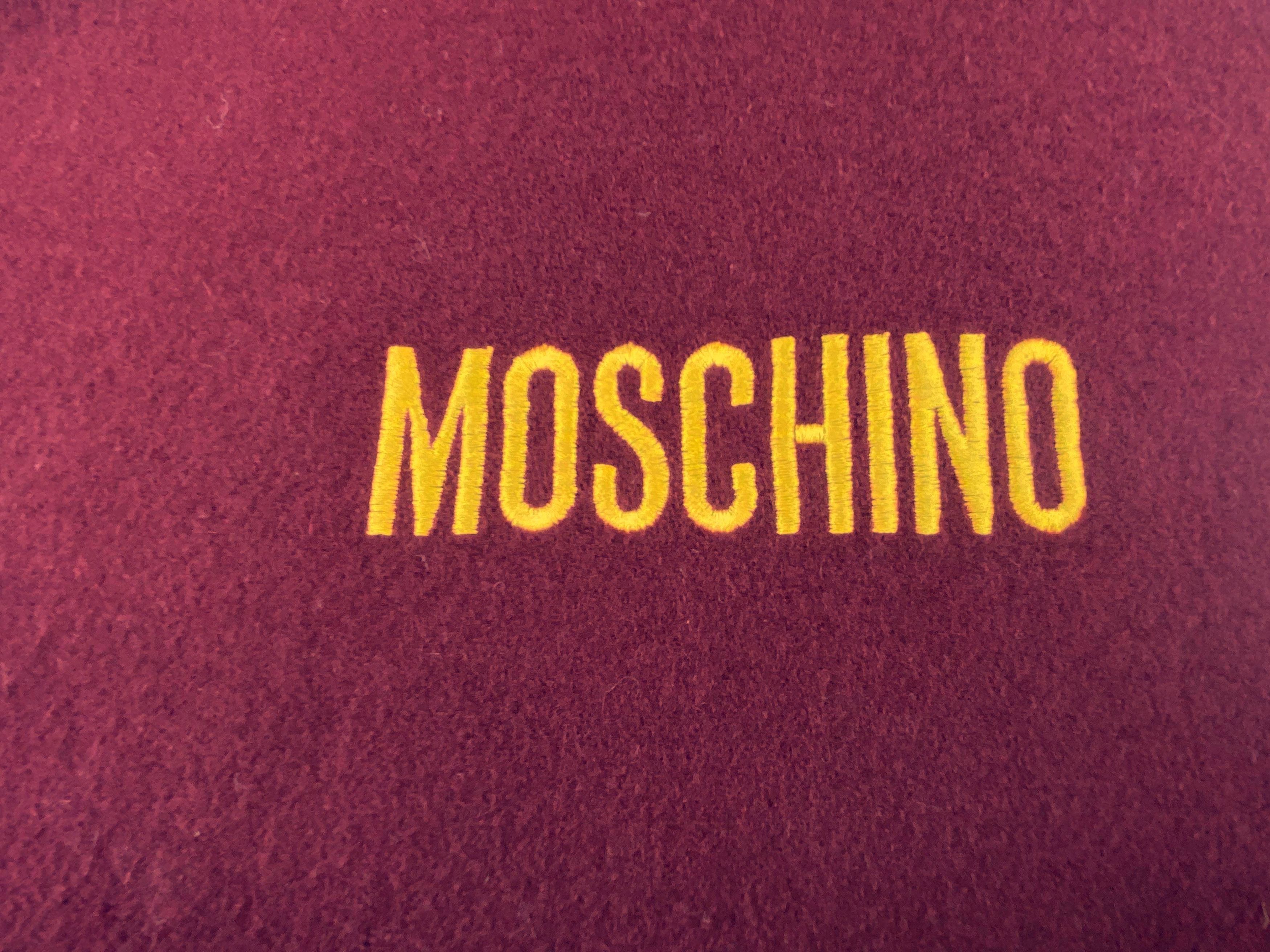 Moschino × Vintage Moschino Embroided Vintage Scarf Size ONE SIZE - 5 Thumbnail