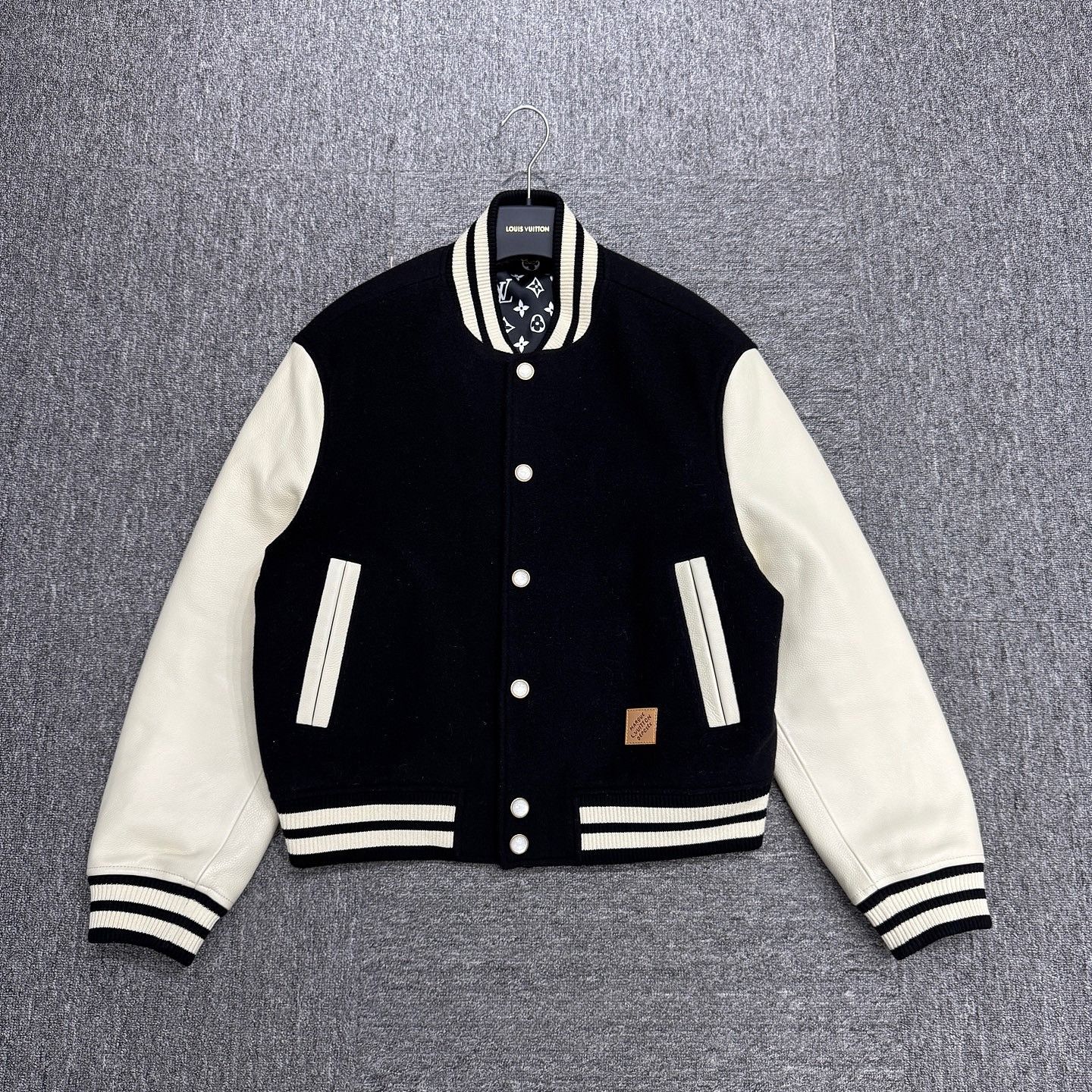 Louis Vuitton Louis Vuitton Leather Varsity Jacket Size M Size US M / EU 48-50 / 2 - 1 Thumbnail