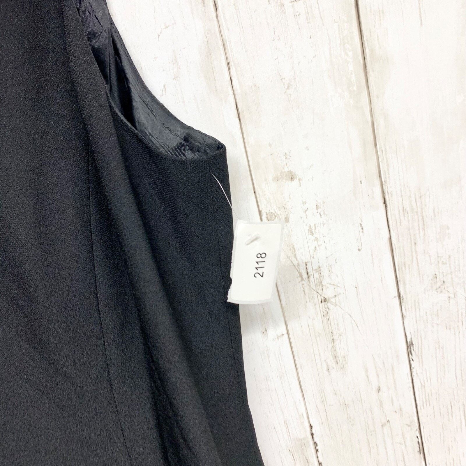 Evan Picone Evan-Picone Dress 12 Sleeve Button Front Maxi Black Business Size XL / US 12-14 / IT 48-50 - 4 Thumbnail