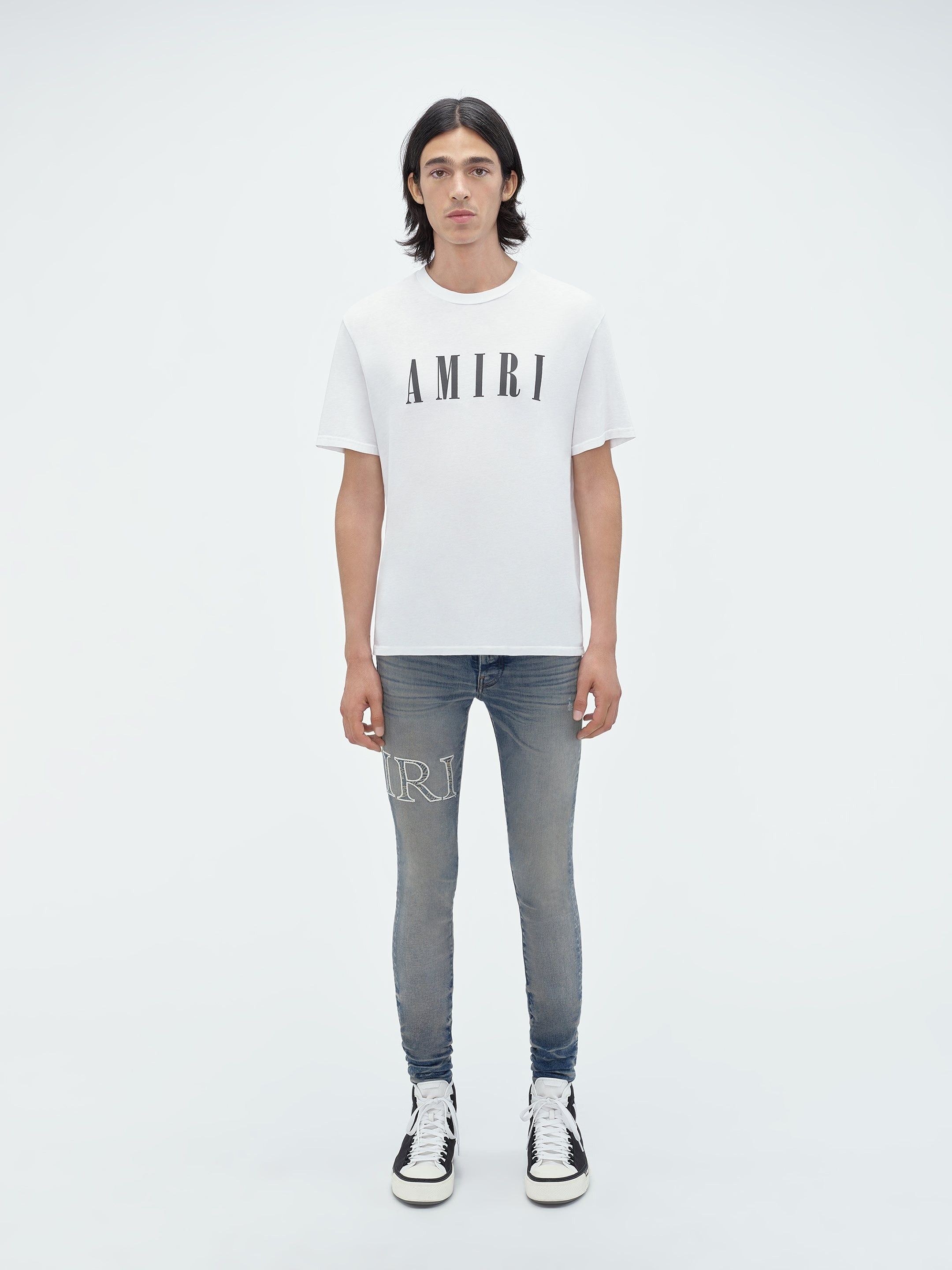 Amiri oc11z0225 Core Logo Jeans in Blue Size US 36 / EU 52 - 2 Thumbnail