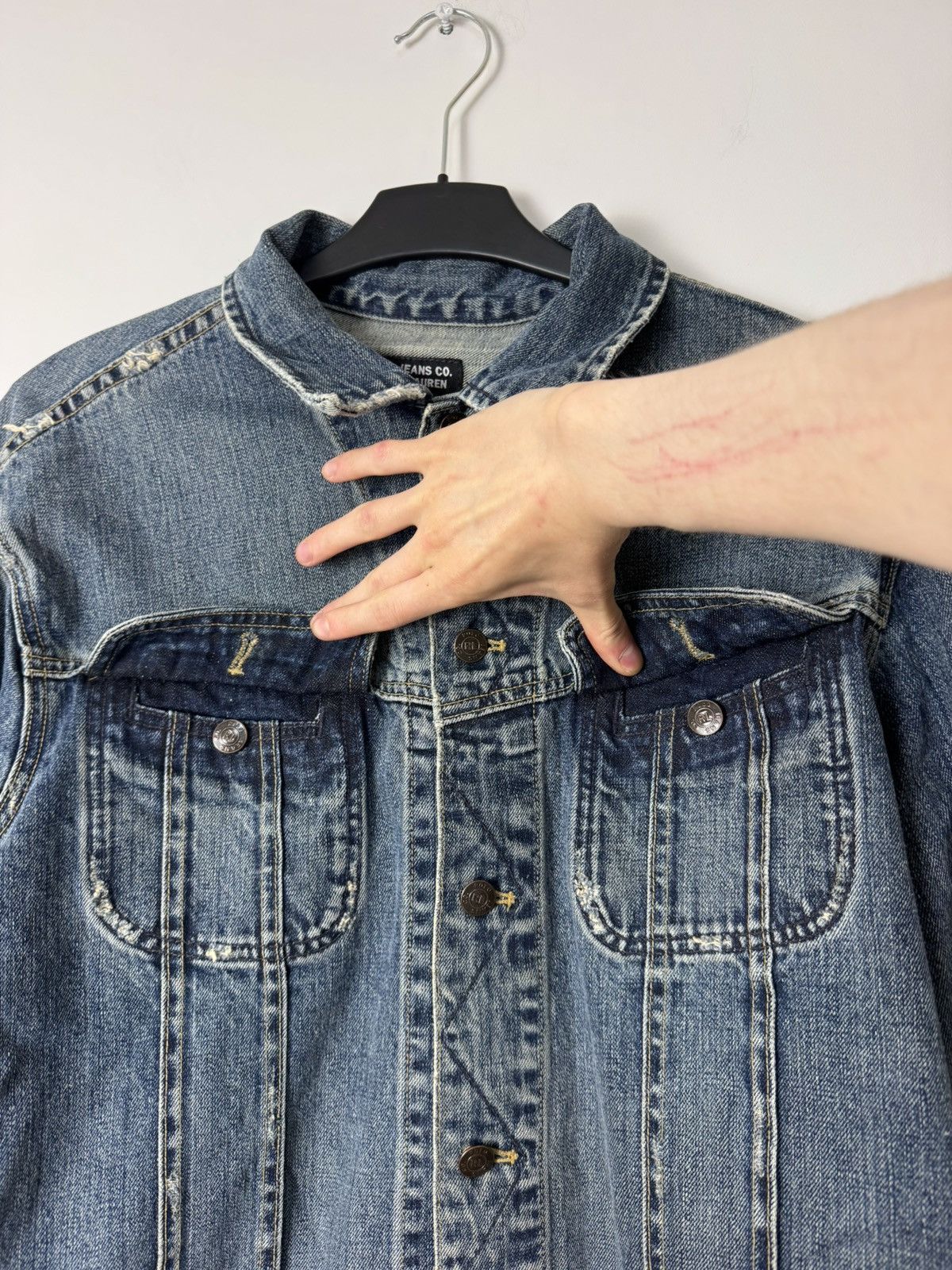 Polo Ralph Lauren Vintage Polo Ralph Lauren jeans co denim jacket streetwear Size US L / EU 52-54 / 3 - 10 Thumbnail