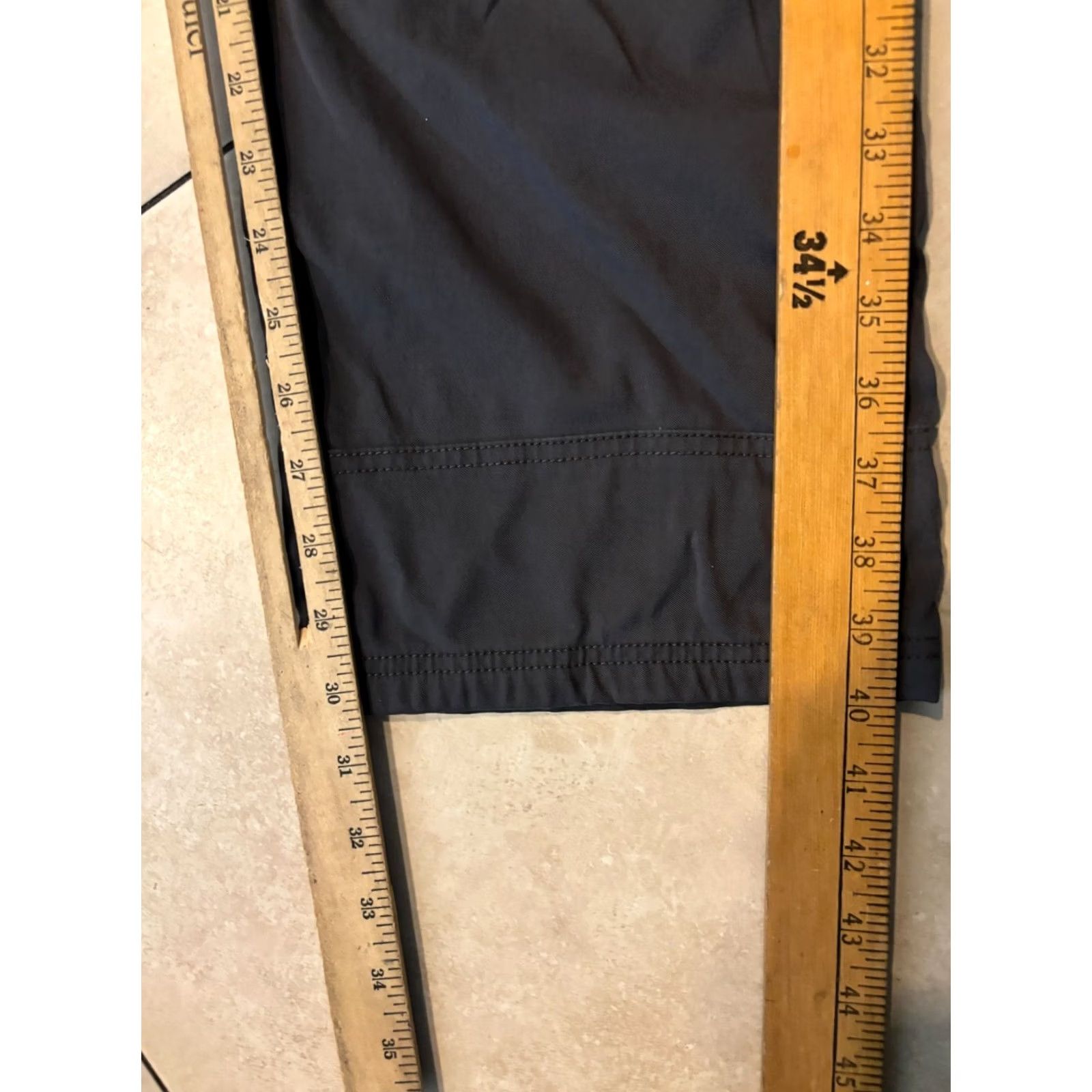 Prana Prana Pants Mens 32 Gray Straight Fit Hiking Stretch Cargo Gorpcore Breathe 2818 Size US 32 / EU 48 - 7 Thumbnail