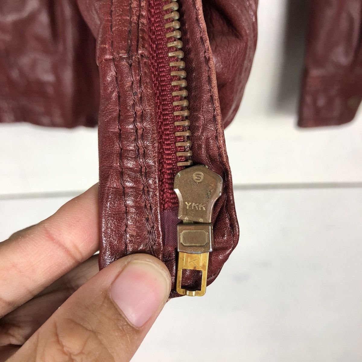 Japanese Brand 🔥Vintage Genuine Leather Biker Jacket Threemen Issey Miyake Size US M / EU 48-50 / 2 - 17 Thumbnail
