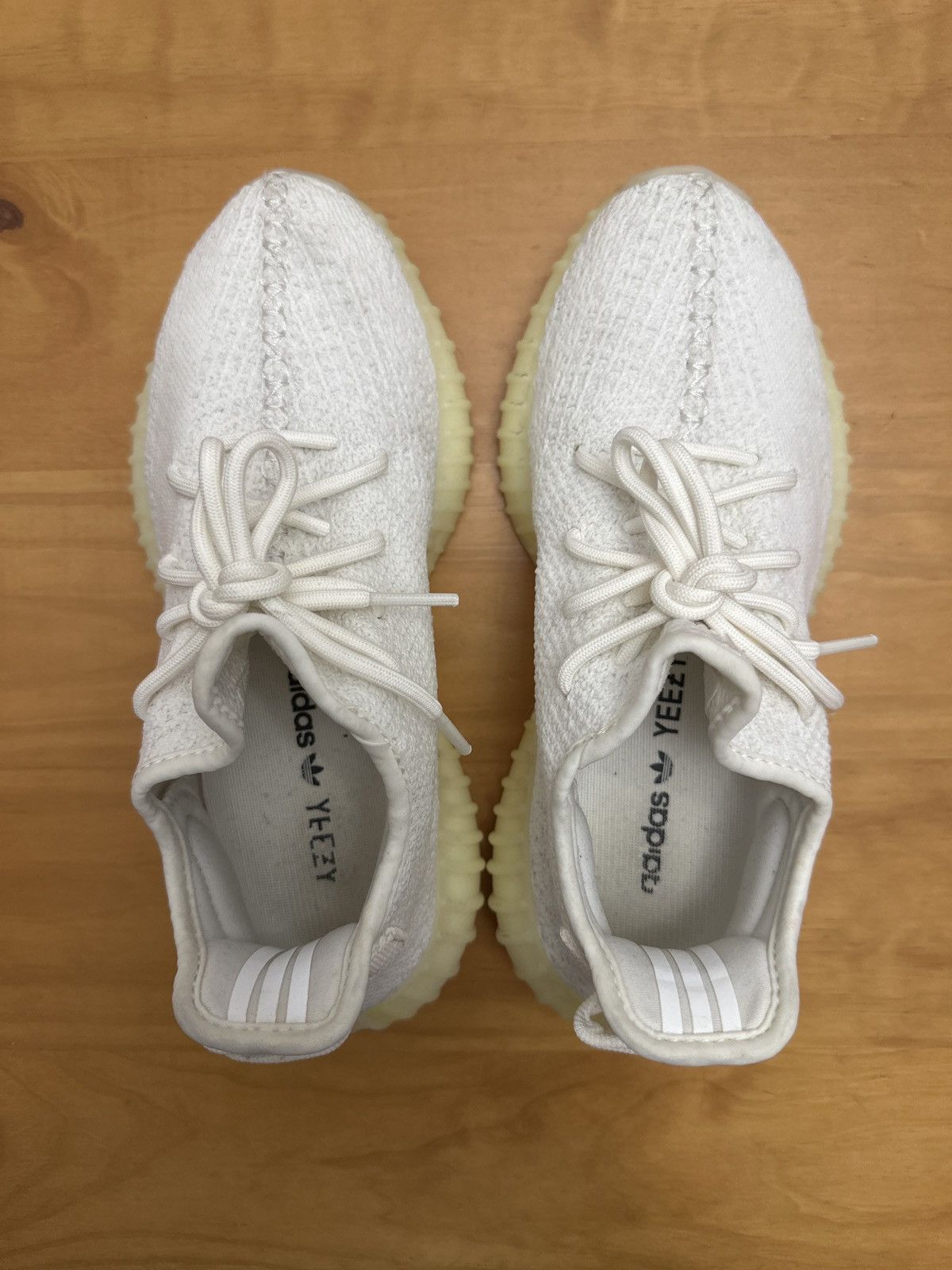 Adidas Adidas Yeezy Boost 350 V2 Triple White ‘Cream’ Size US 7 / IT 37 - 8 Thumbnail